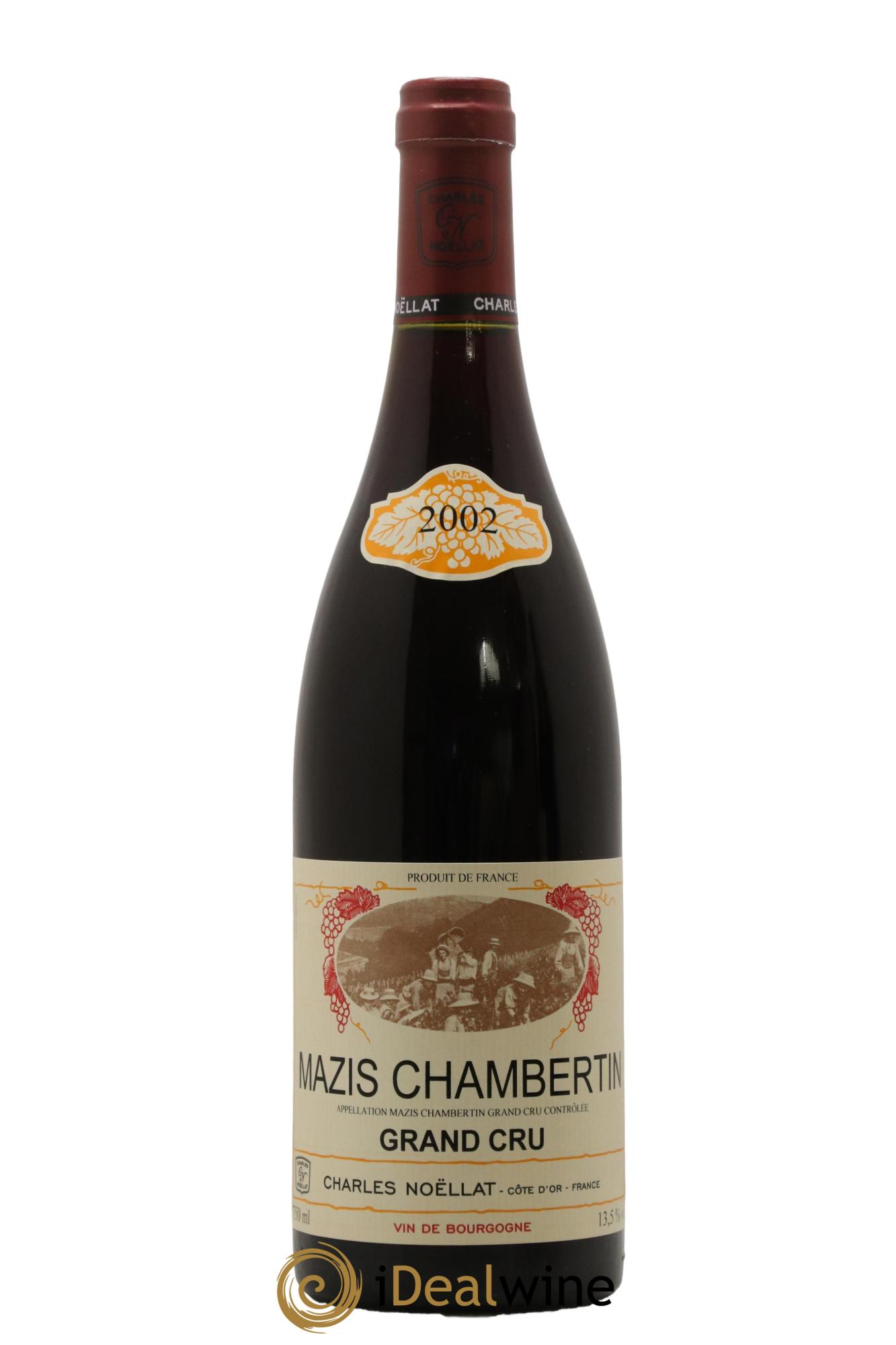 Mazis Chambertin Grand Cru Charles Noëllat 2002 - Lot de 1 bouteille - 0