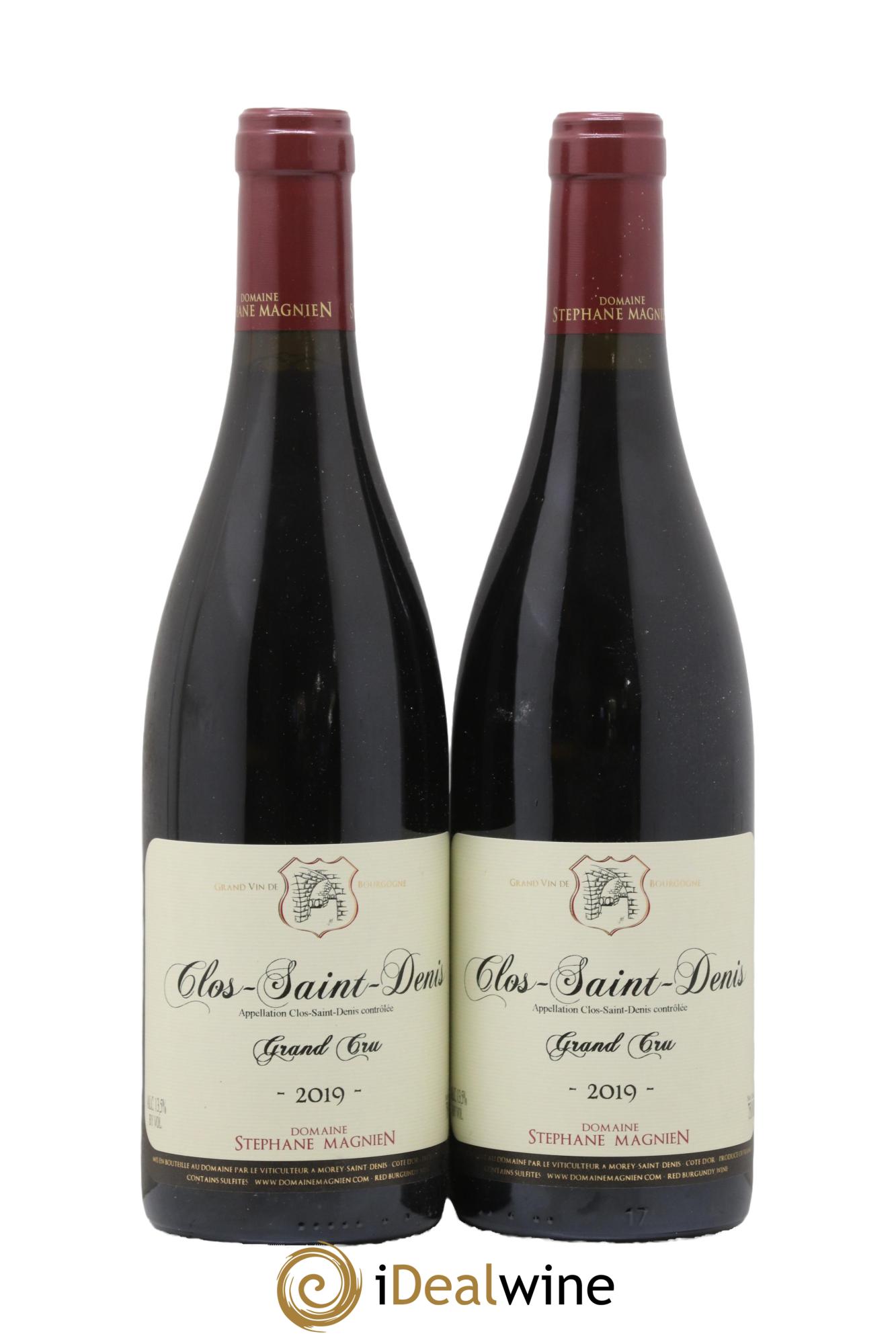 Clos Saint-Denis Grand Cru Stéphane Magnien (Domaine) 2019 - Lot of 2 bottles - 0