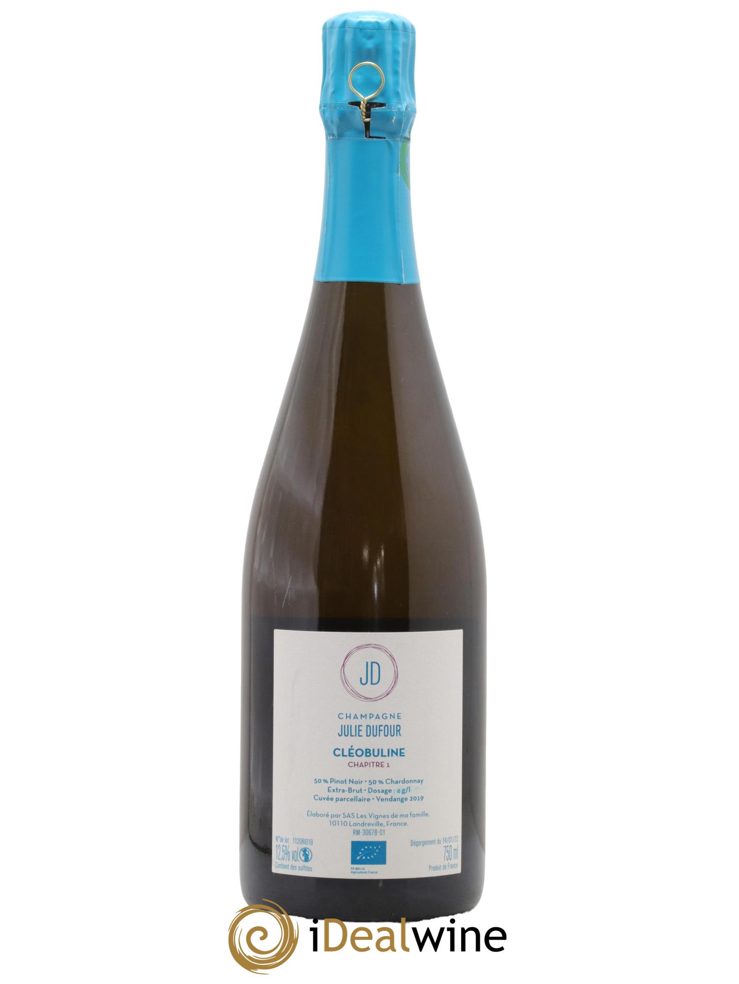 Champagne Cleobuline Chapitre I Julie Dufour 2019 - Posten von 1 Flasche - 1