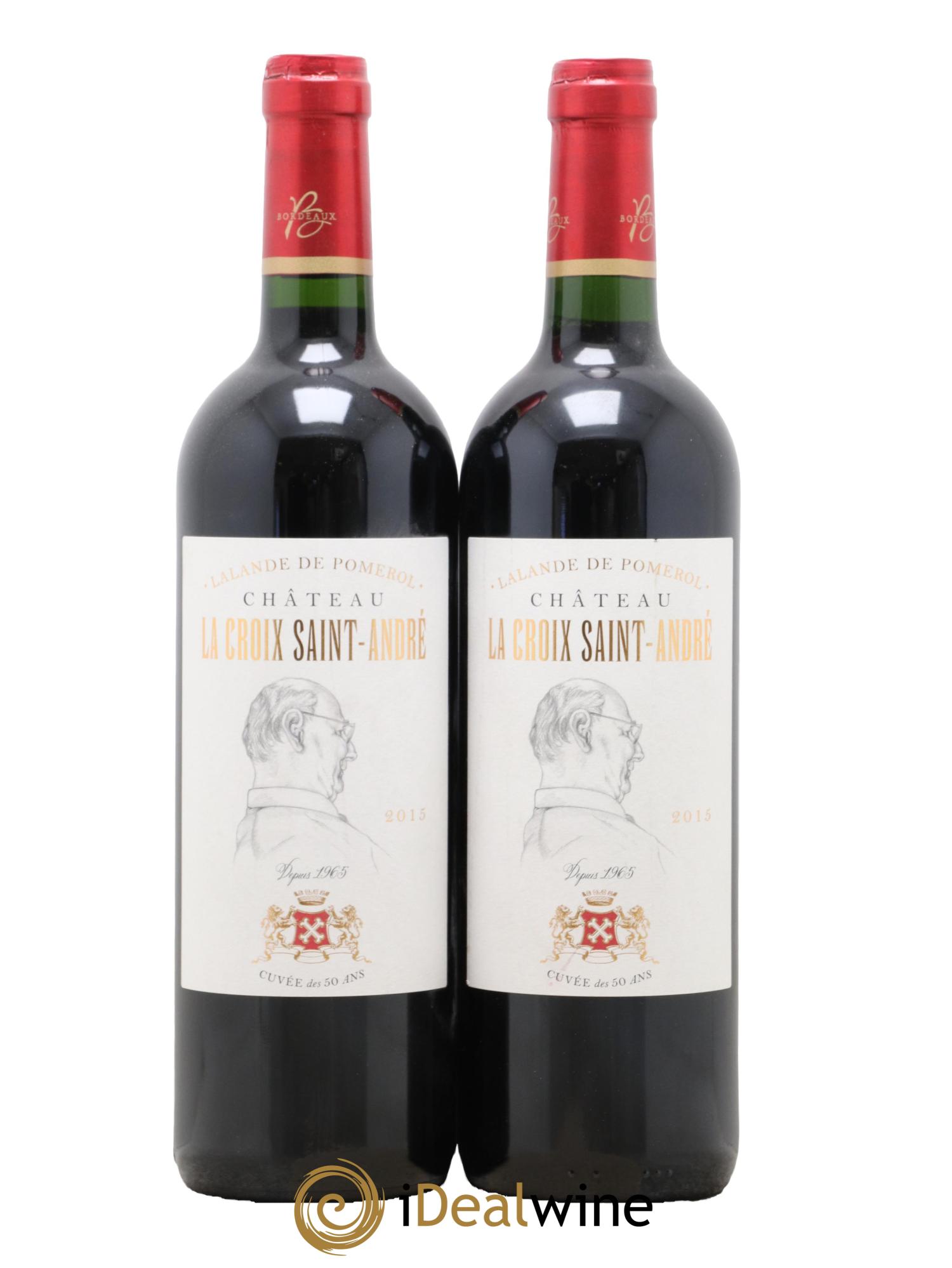 Château La Croix Saint André  2015 - Lot de 2 bouteilles - 0