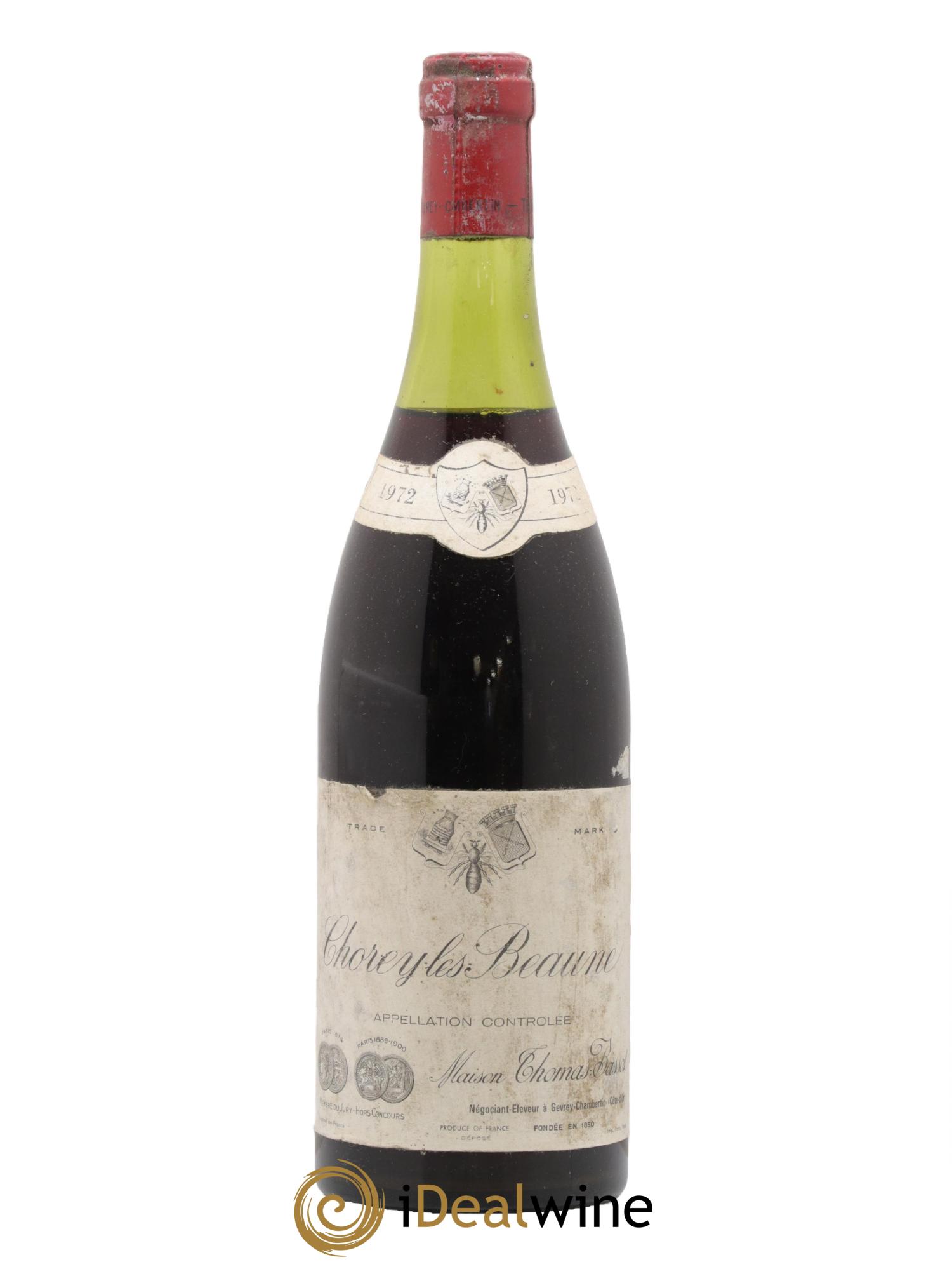 Chorey-lès-Beaune Thomas Bassot 1972 - Lot de 1 bouteille - 0
