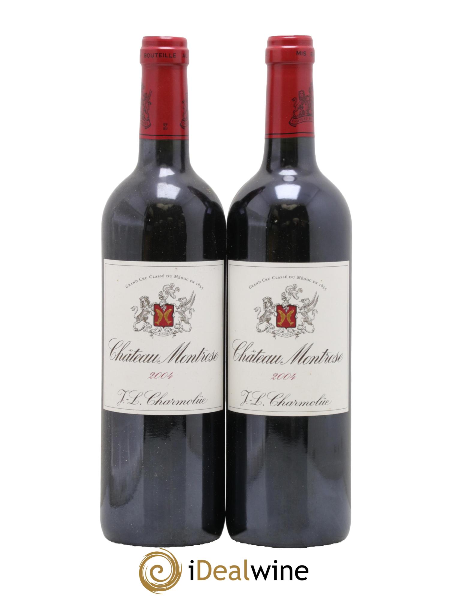 Château Montrose 2ème Grand Cru Classé 2004 - Lot de 2 bouteilles - 0
