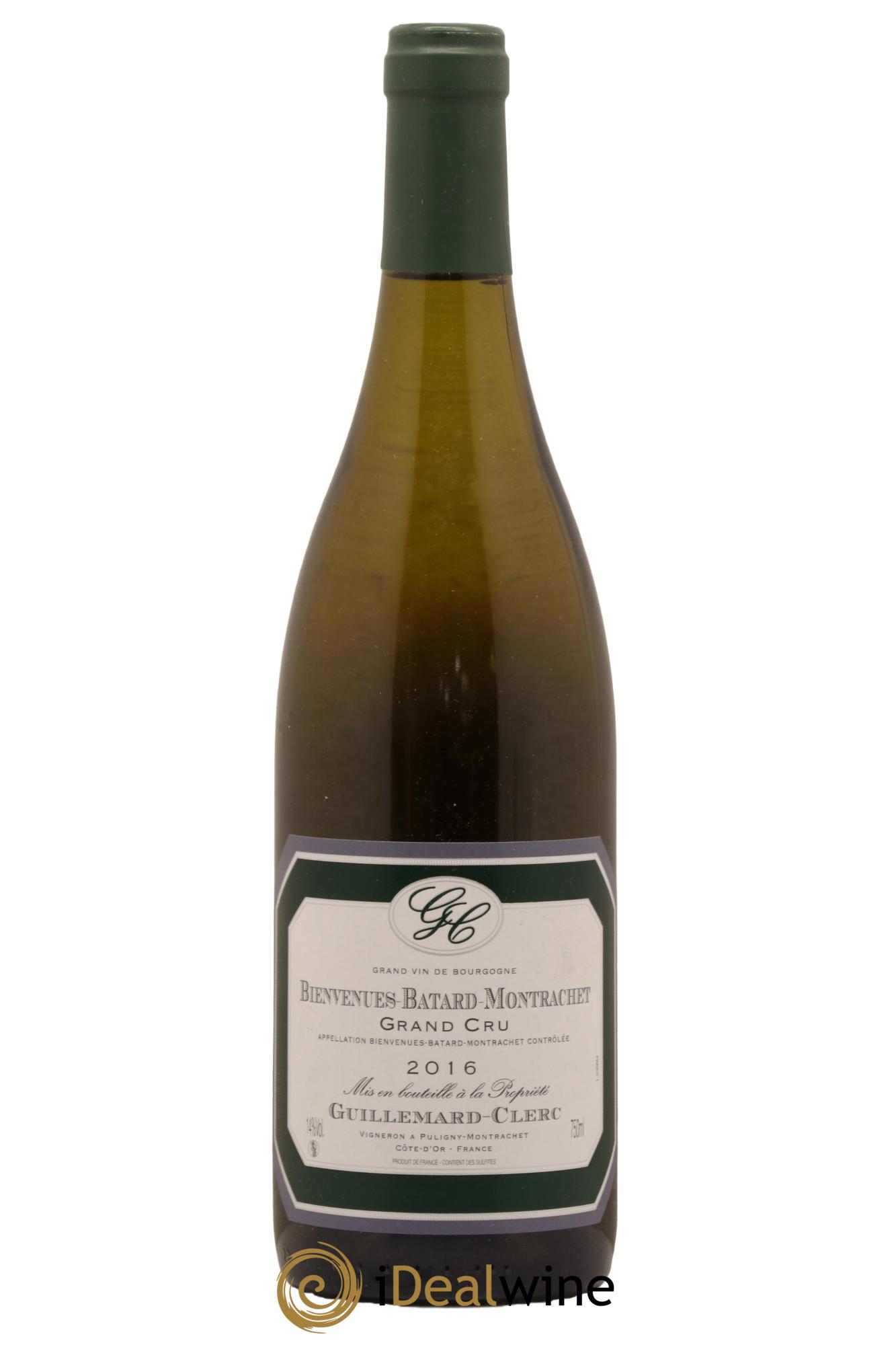 Bienvenues-Bâtard-Montrachet Grand Cru Guillemard Clerc 2016 - Lot de 1 bouteille - 0