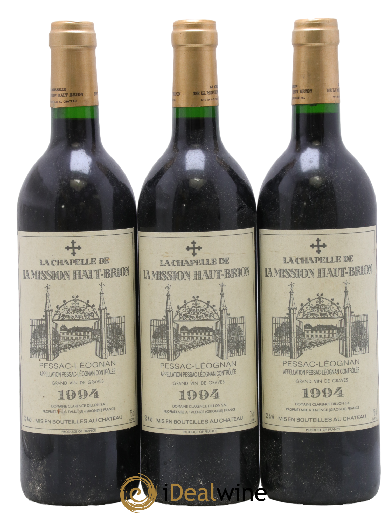 La Chapelle de La Mission Haut-Brion Second Vin 1994 - Lot de 3 bouteilles - 0