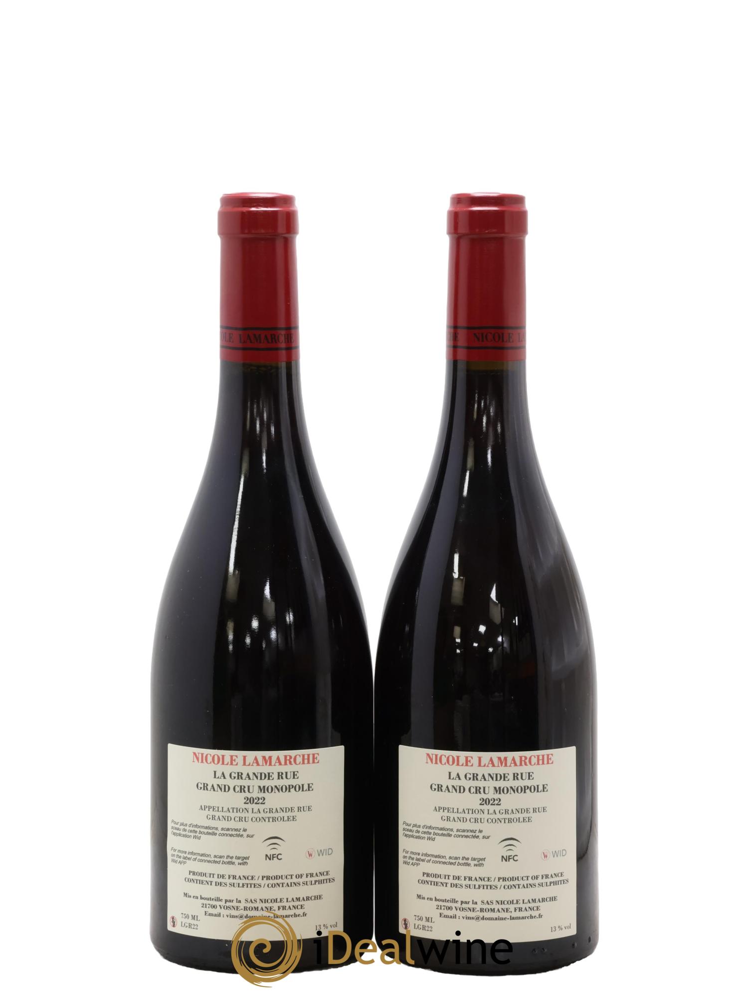 La Grande Rue Grand Cru Lamarche (Domaine) 2022 - Lot de 2 bouteilles - 1