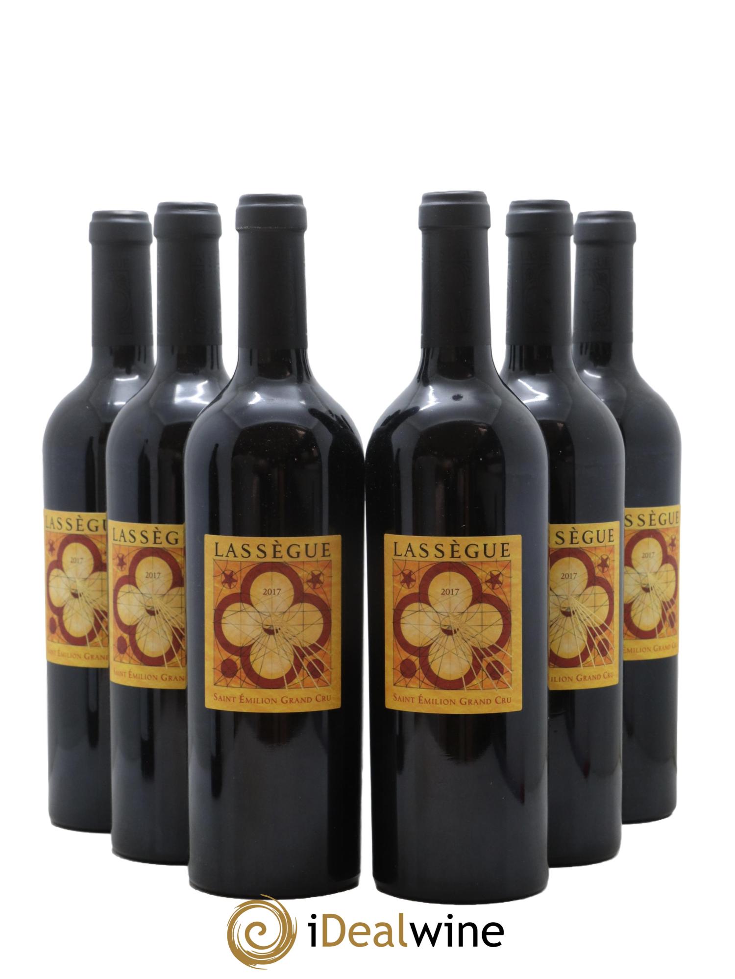 Saint-Émilion Grand Cru Château Lassègue 2017 - Lot de 6 bouteilles - 0