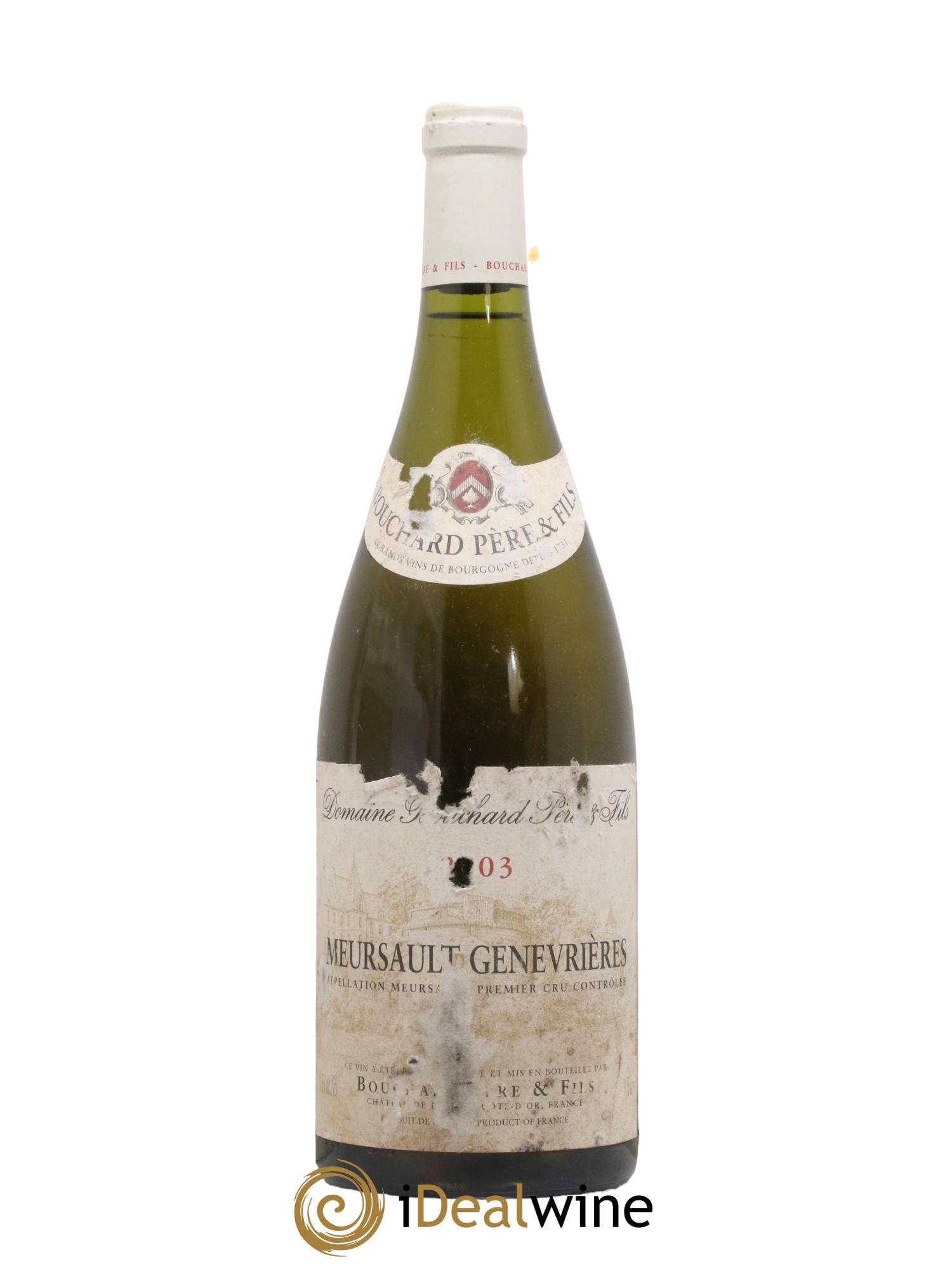 Meursault 1er Cru Genevrières Bouchard Père & Fils 2003 - Lot de 1 magnum - 0