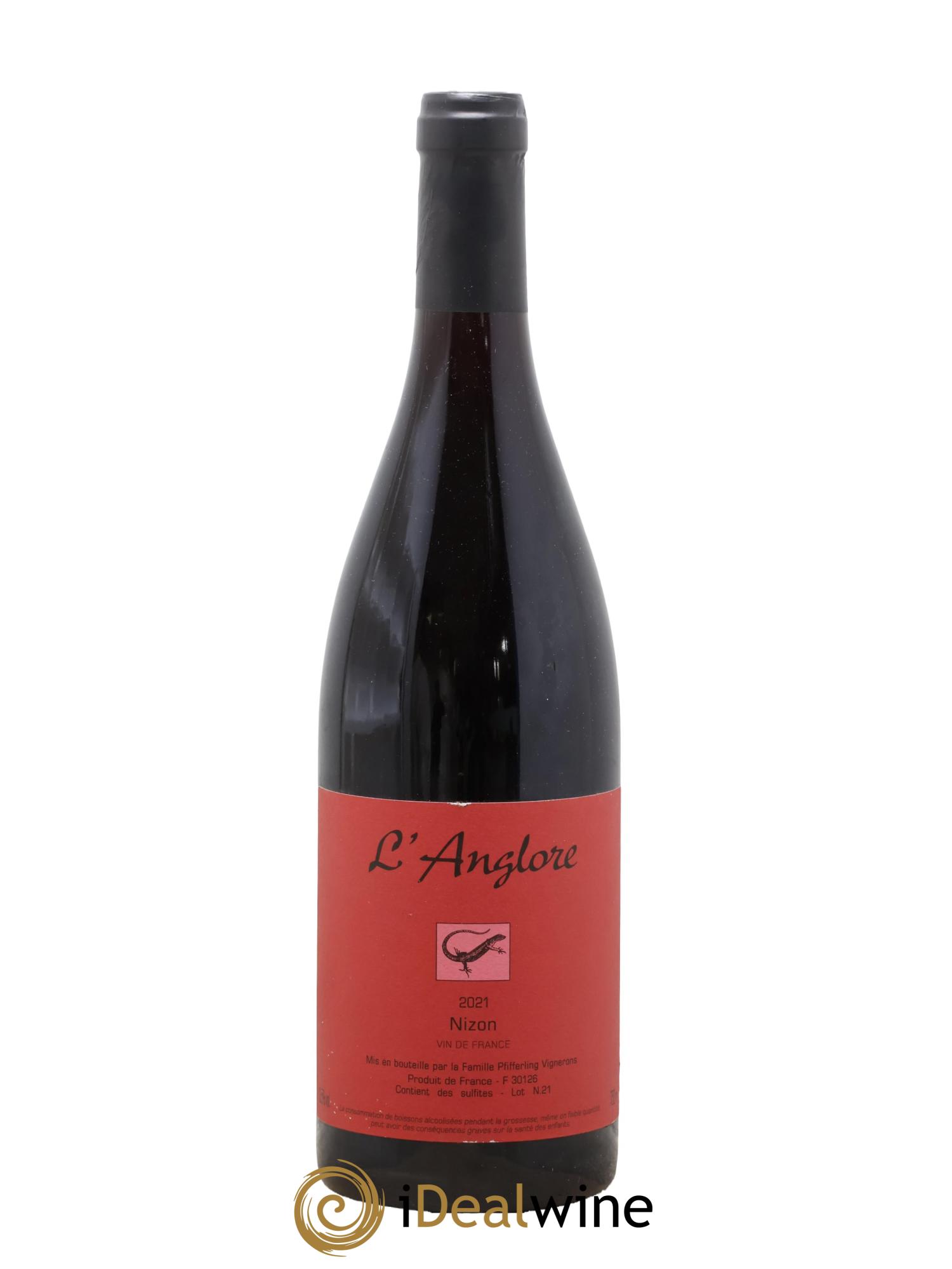 Vin de France Nizon L'Anglore 2021 - Lotto di 1 bottiglia - 0