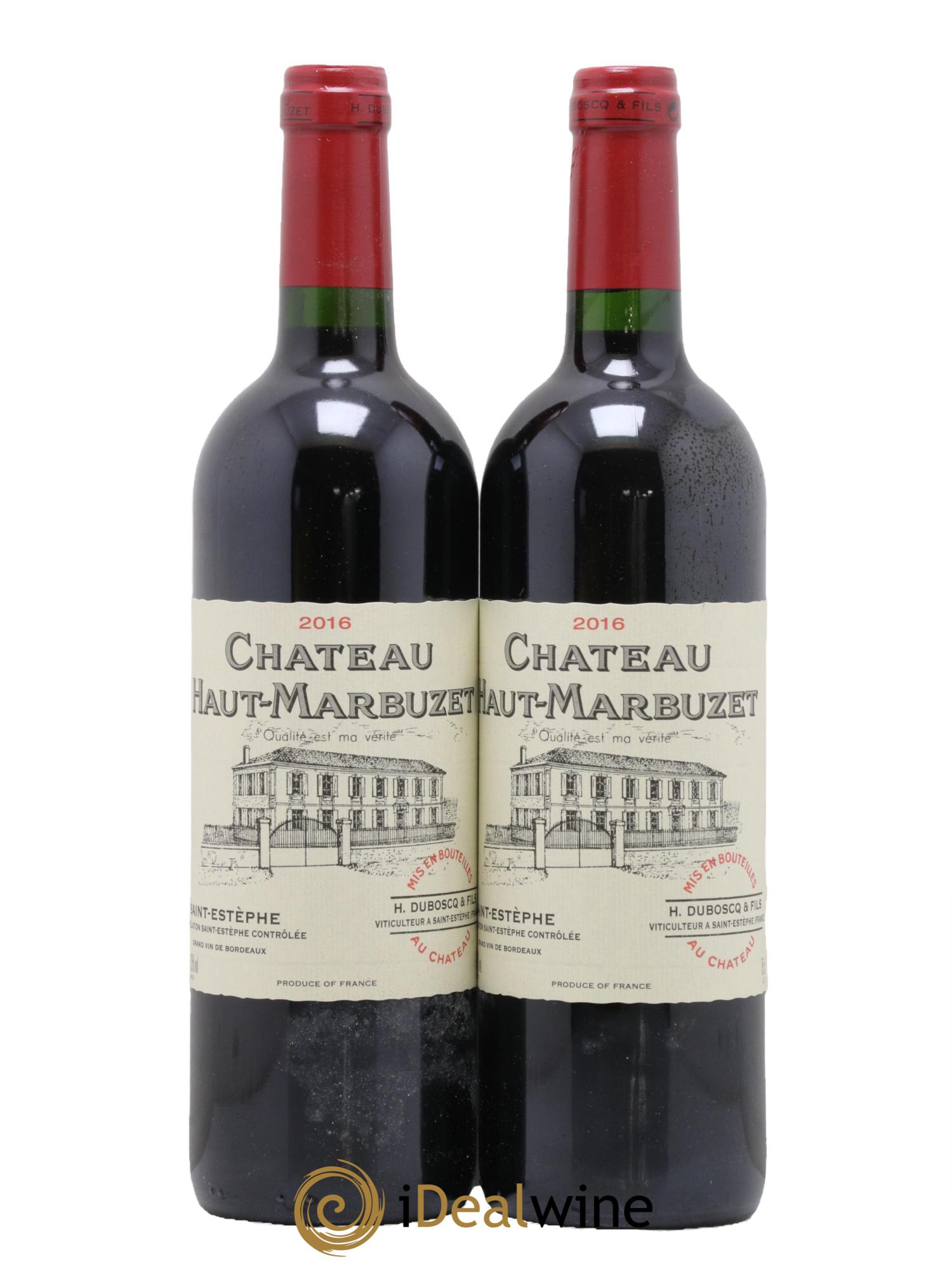 Château Haut Marbuzet 2016 - Lot de 2 bouteilles - 0