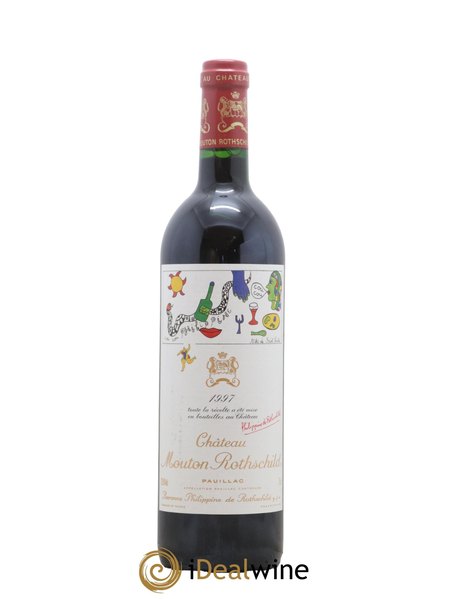 Château Mouton Rothschild 1er Grand Cru Classé 1997 - Lot de 1 bouteille - 0