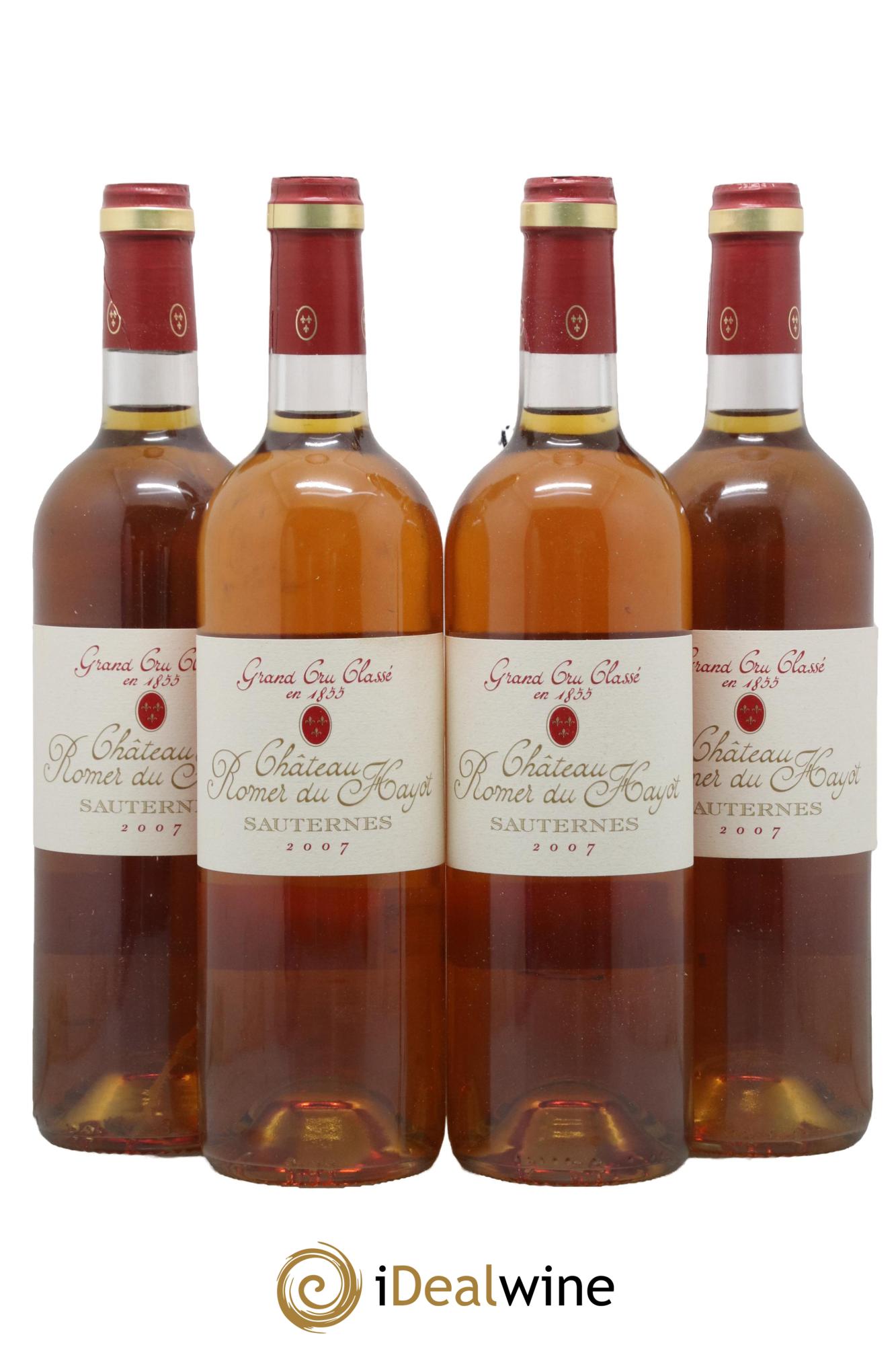 Château Romer du Hayot 2ème Grand Cru Classé 2007 - Lotto di 4 bottiglie - 0