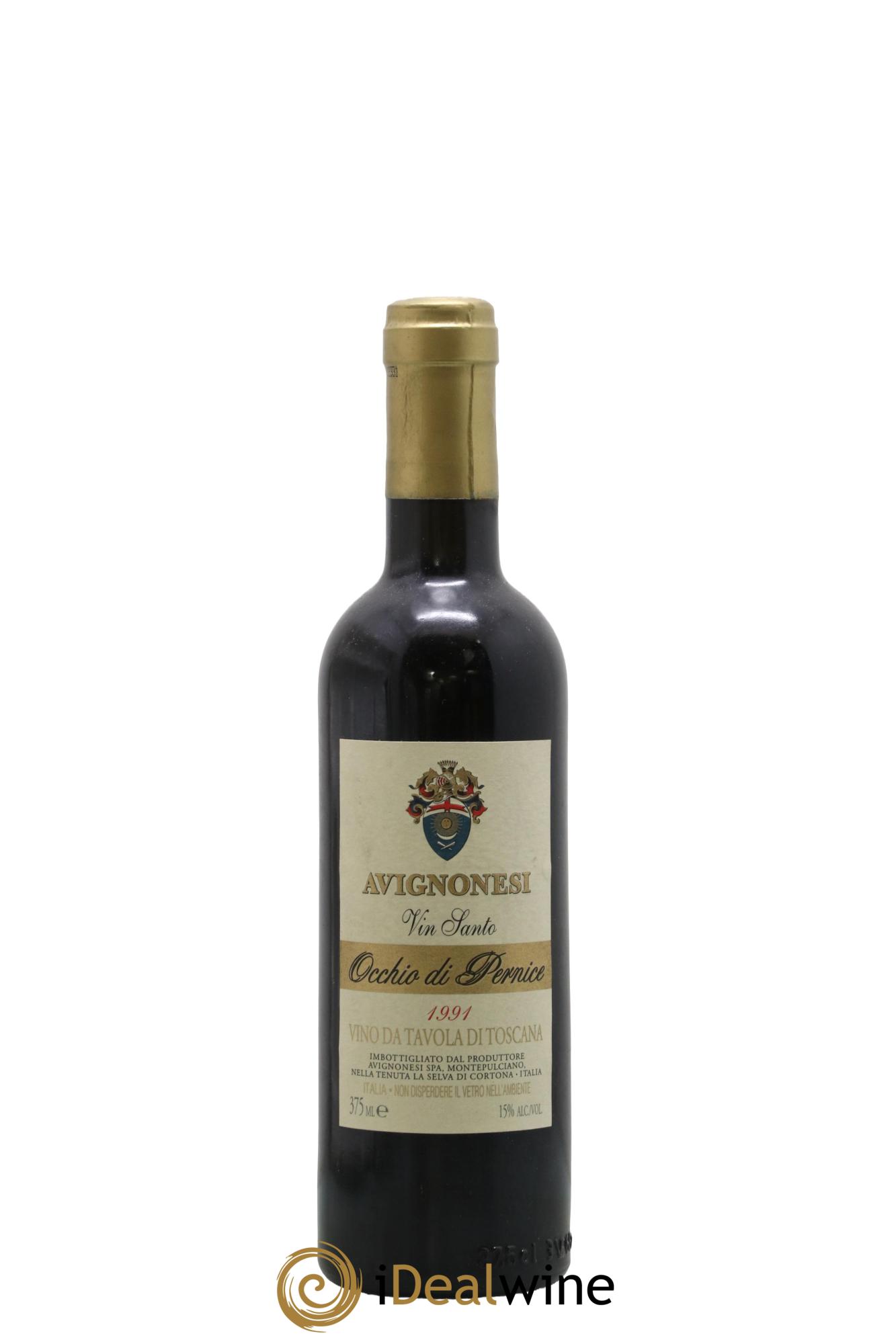 Italie Vin Santo Occhio di Pernice Avignonesi 1991 - Posten von 1 Demi-Flasche - 0