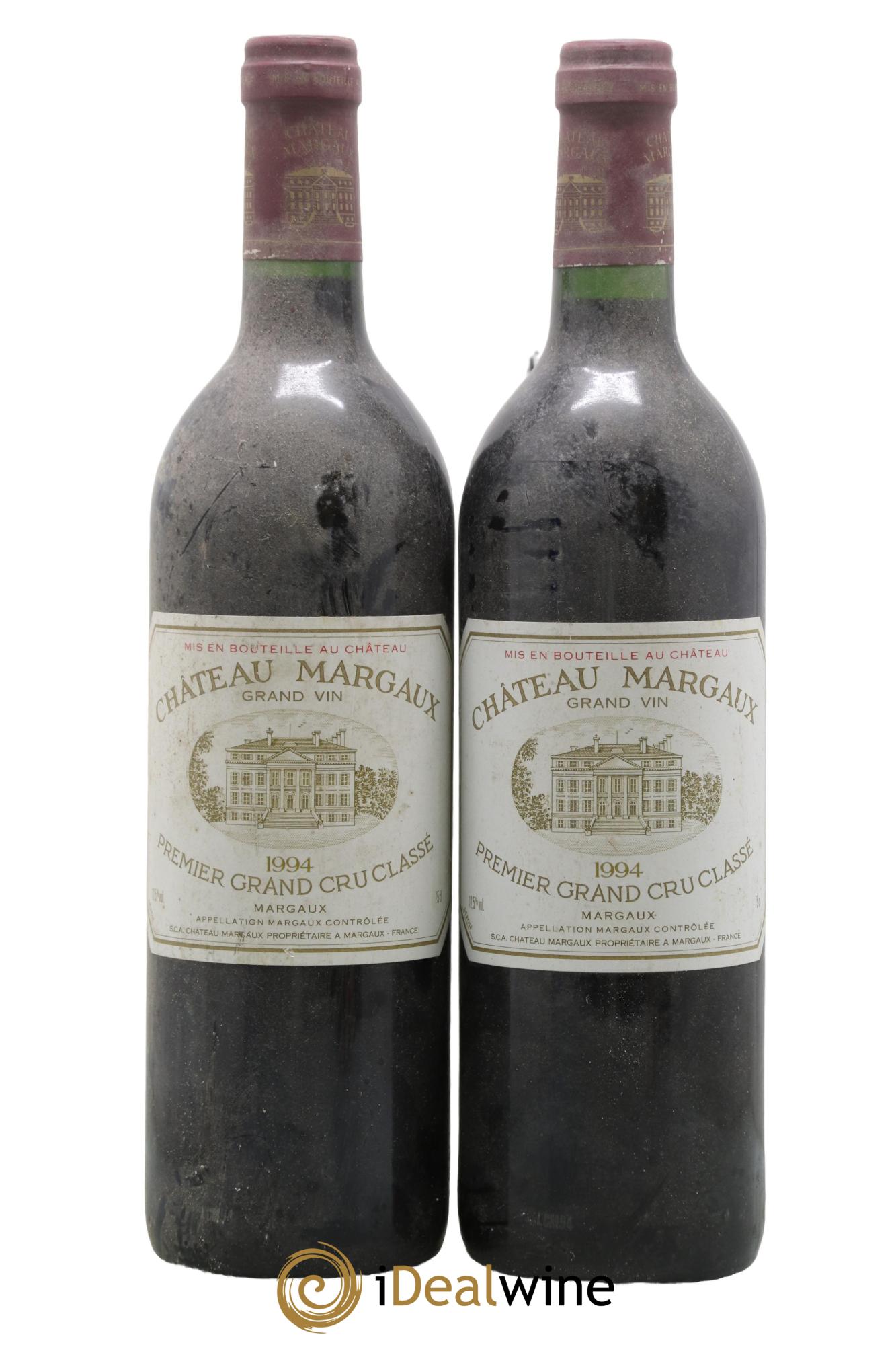 Château Margaux 1er Grand Cru Classé 1994 - Lot of 2 bottles - 0