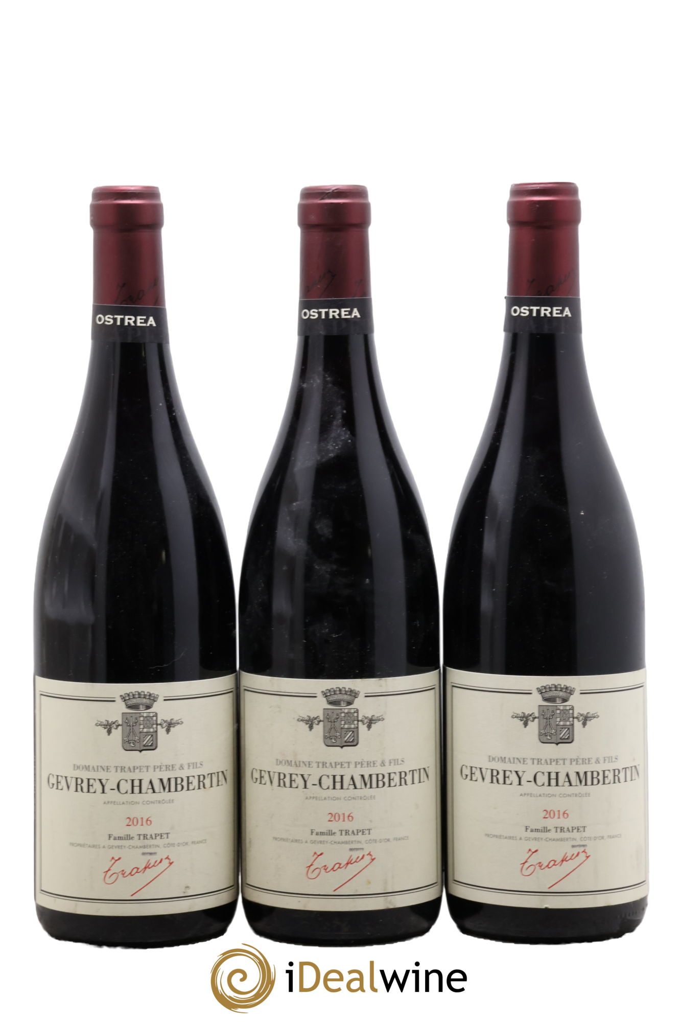 Gevrey-Chambertin Ostrea Domaine Trapet 2016 - Lot de 3 bouteilles - 0