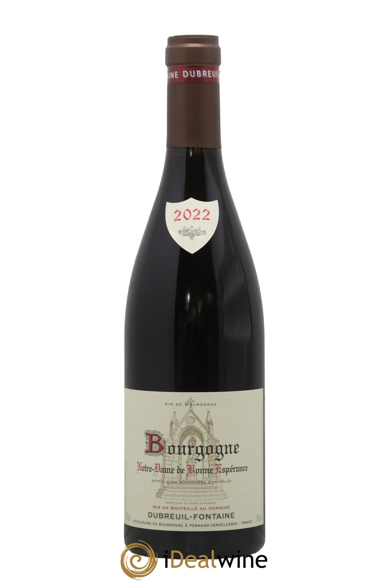 Bourgogne Notre Dame De Bonne Espérance Domaine Dubreuil-Fontaine 2022 - Lot of 1 bottle - 0