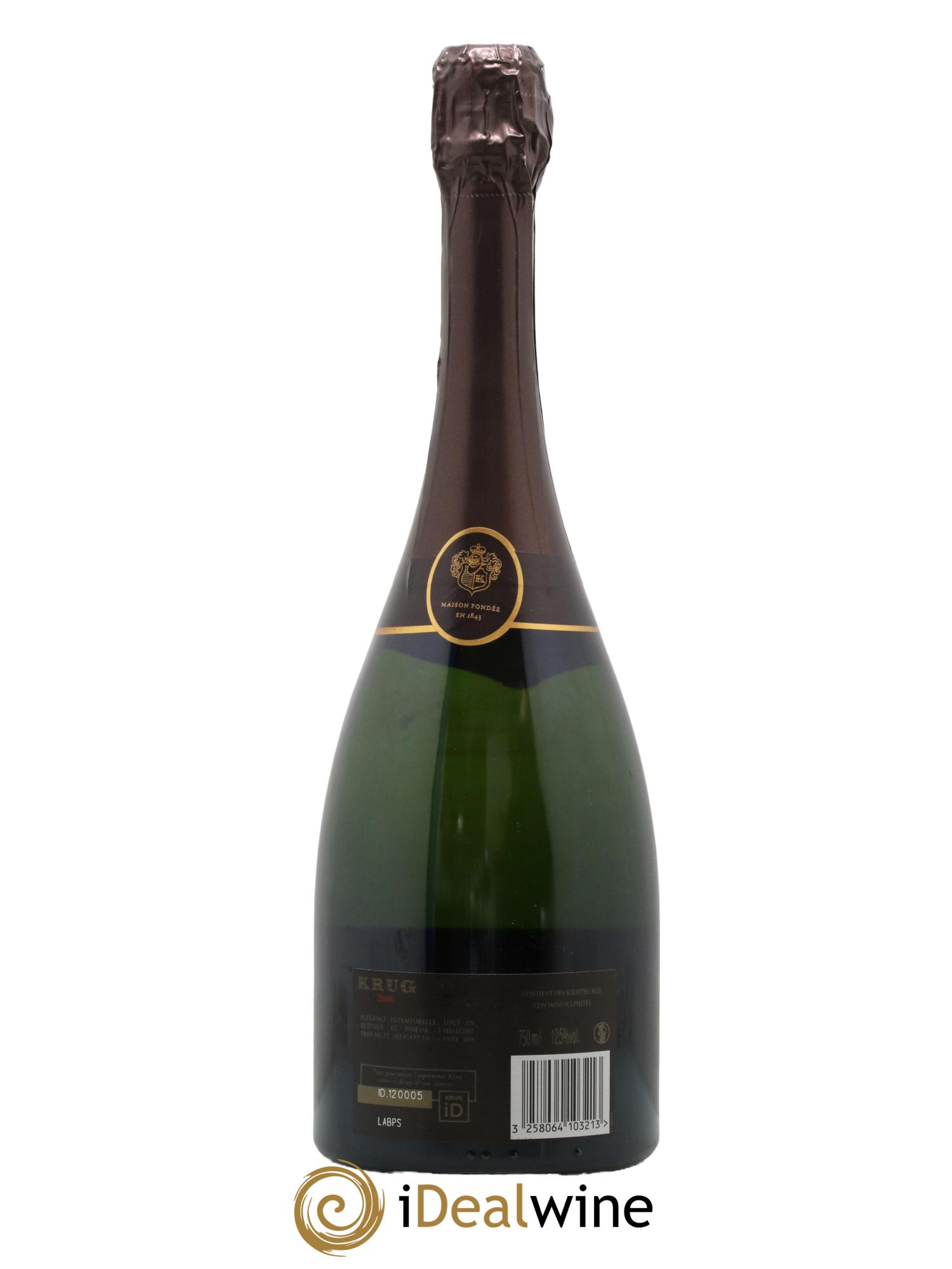 Vintage Krug 2008 - Lot of 1 bottle - 1