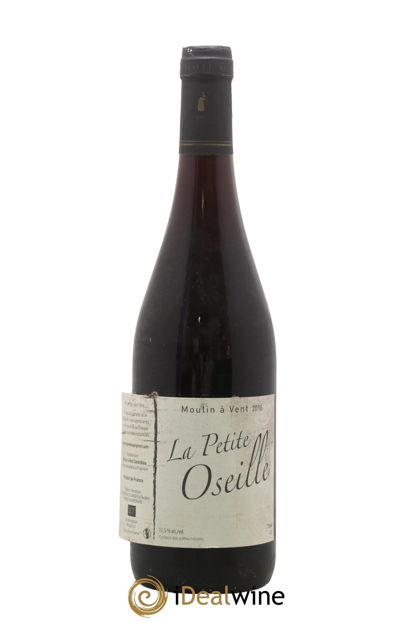 Moulin-à-Vent La Petite Oseille Michel Guignier 2016 - Lot de 1 bouteille - 0
