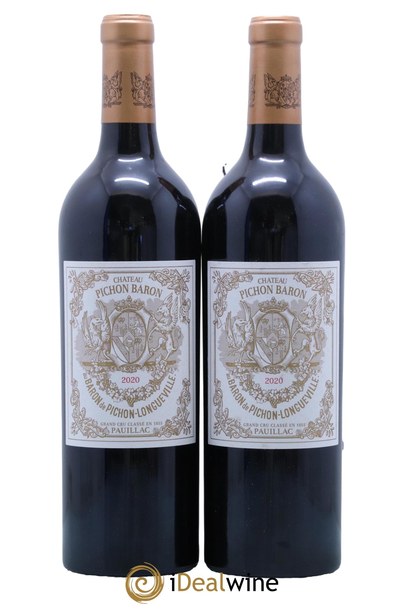 Pichon Longueville Baron 2ème Grand Cru Classé 2020 - Lot de 2 bouteilles - 0
