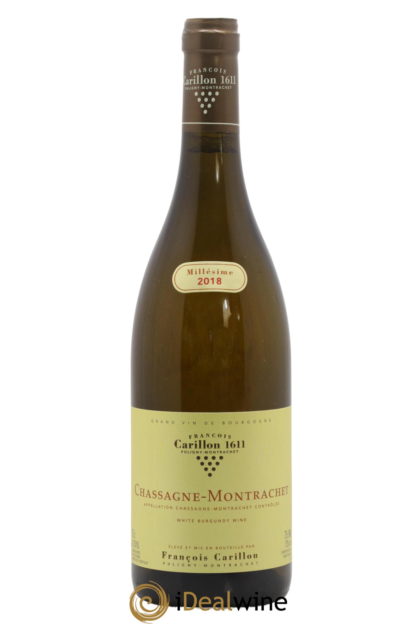 Chassagne-Montrachet François Carillon 2018 - Lot de 1 bouteille - 0