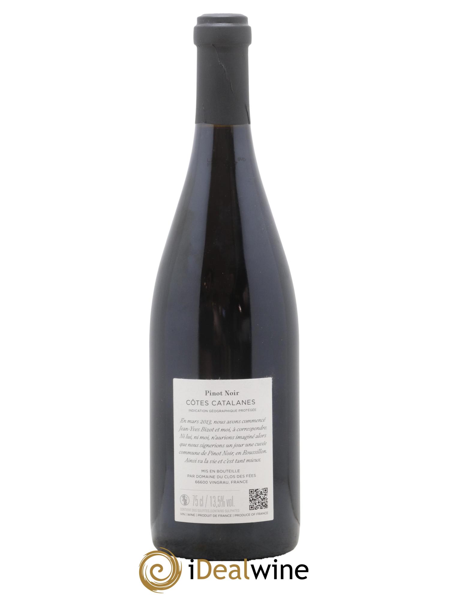 Côtes Catalanes Clos des Fées 100 Phrases pour éventails Hervé Bizeul 2022 - Lot de 1 bouteille - 1