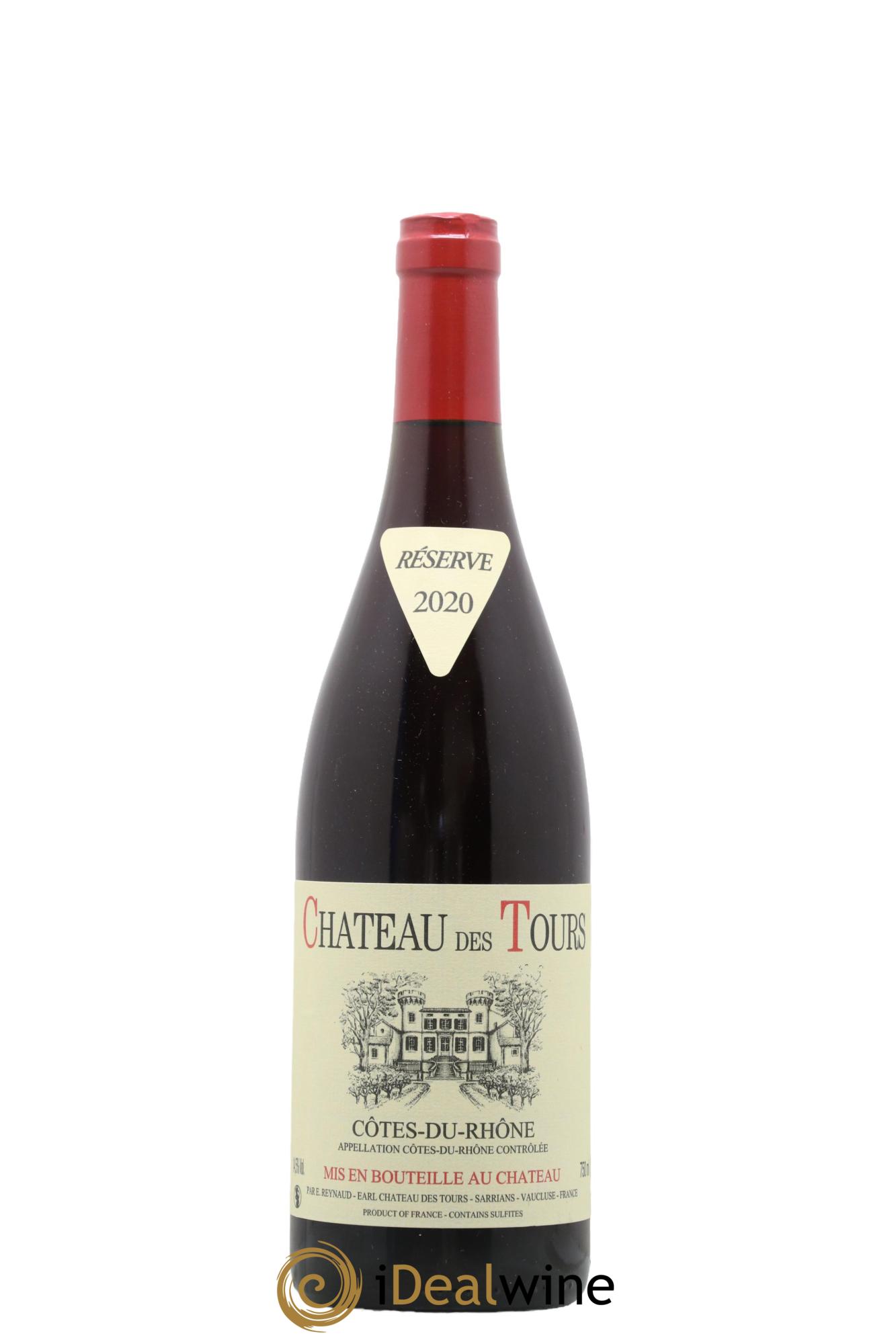 Côtes-du-Rhône Château des Tours Emmanuel Reynaud 2020 - Lot de 1 bouteille - 0