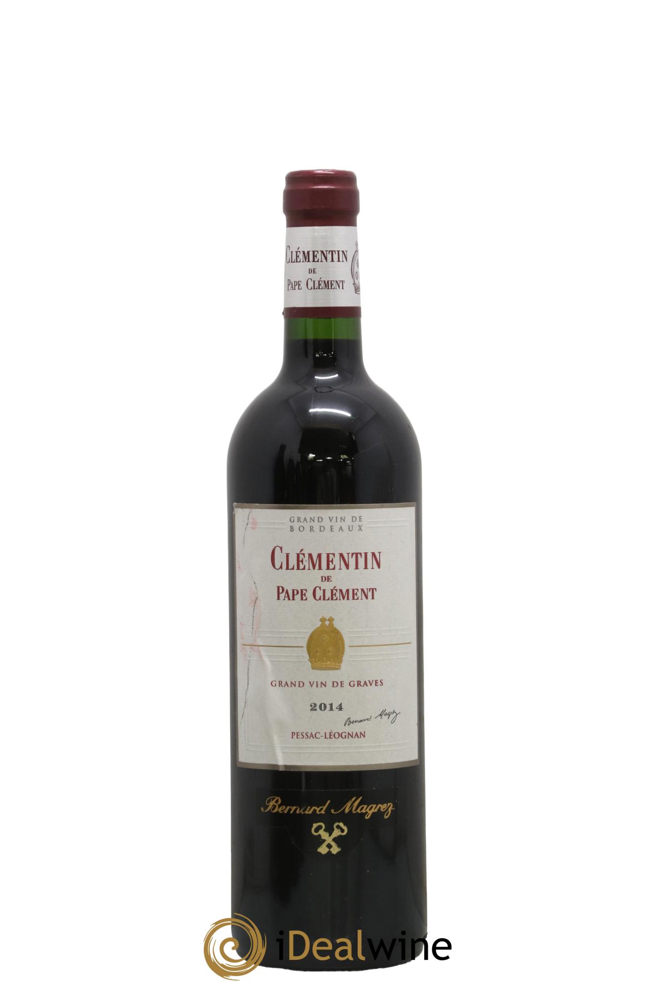 Le Clémentin de Pape Clément Second Vin 2014 - Lot de 1 bouteille - 0