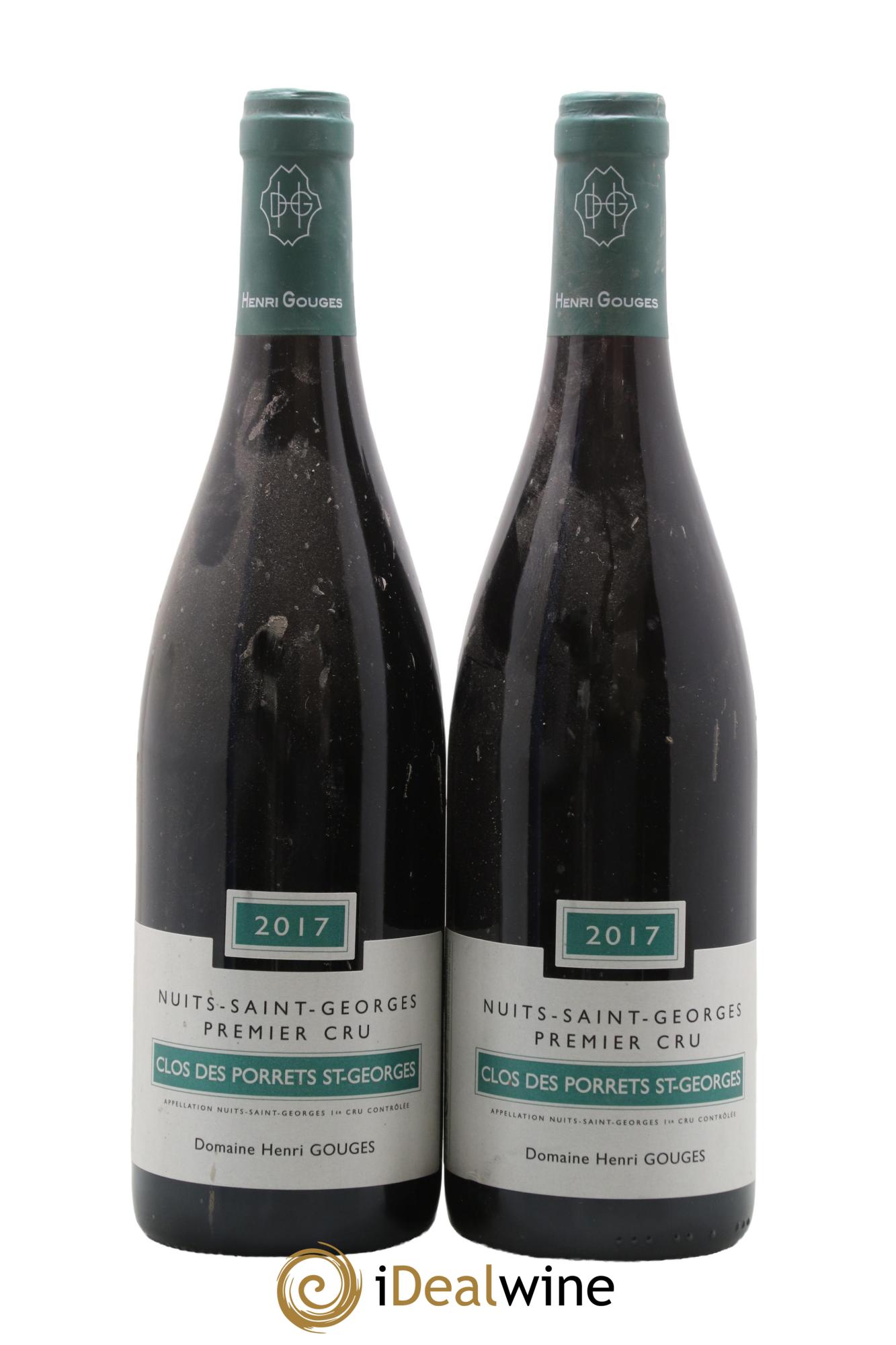 Nuits-Saint-Georges 1er Cru Clos des Porrets St Georges Henri Gouges 2017 - Posten von 2 Flaschen - 0