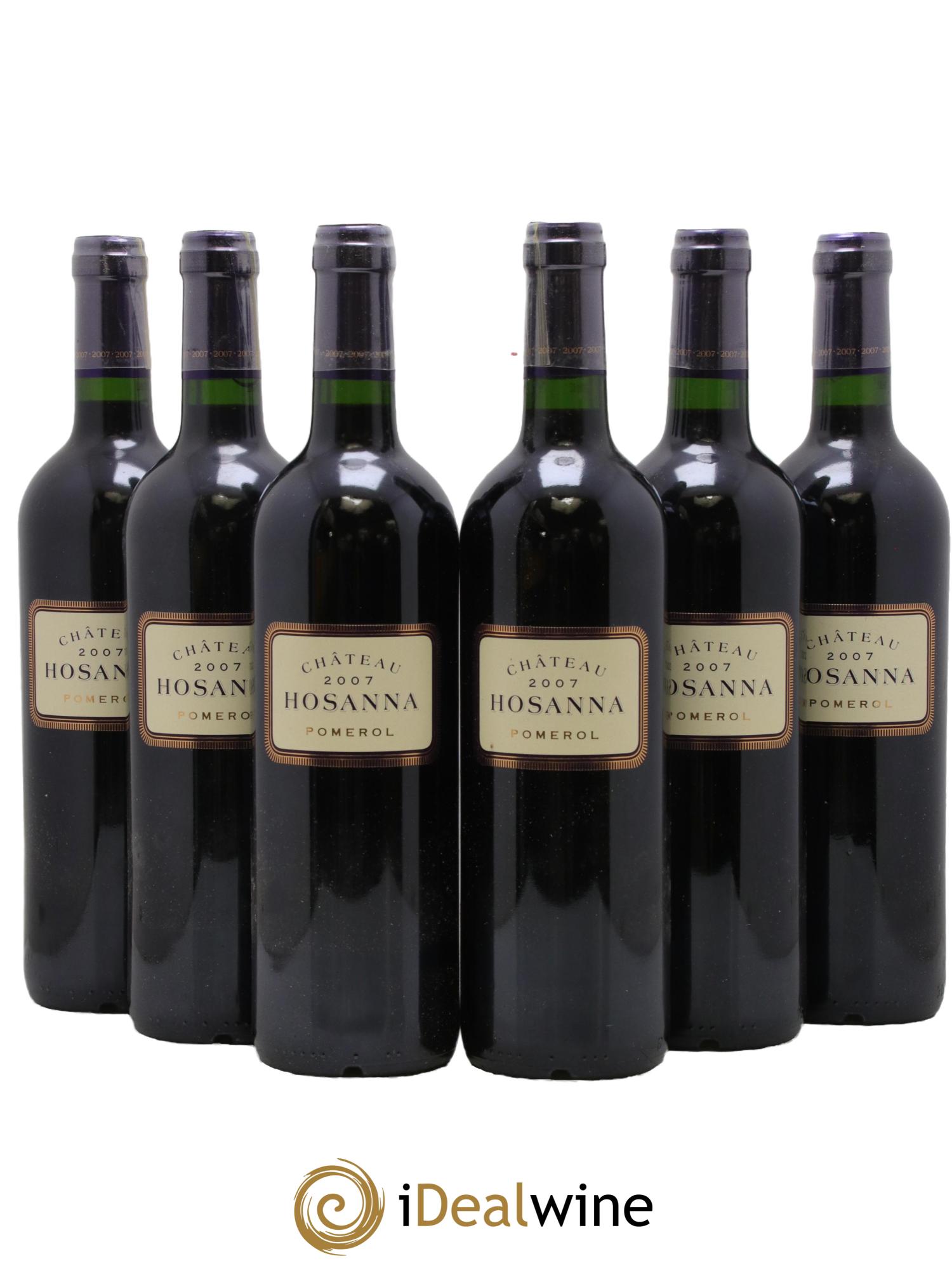 Château Hosanna 2007 - Posten von 6 Flaschen - 0