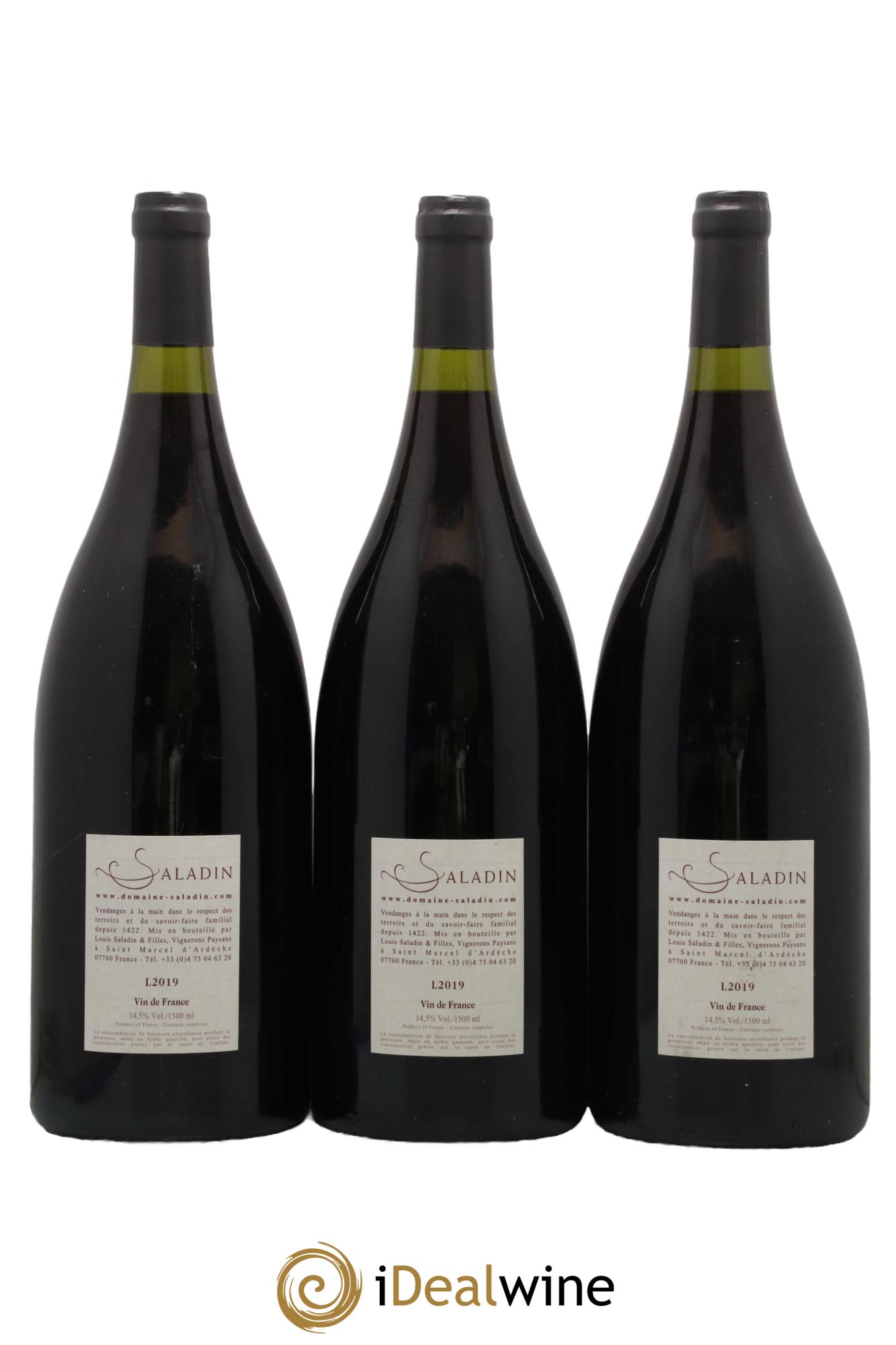 Vin de France Haut Brissan Domaine Saladin  2019 - Posten von 3 Magnum - 1