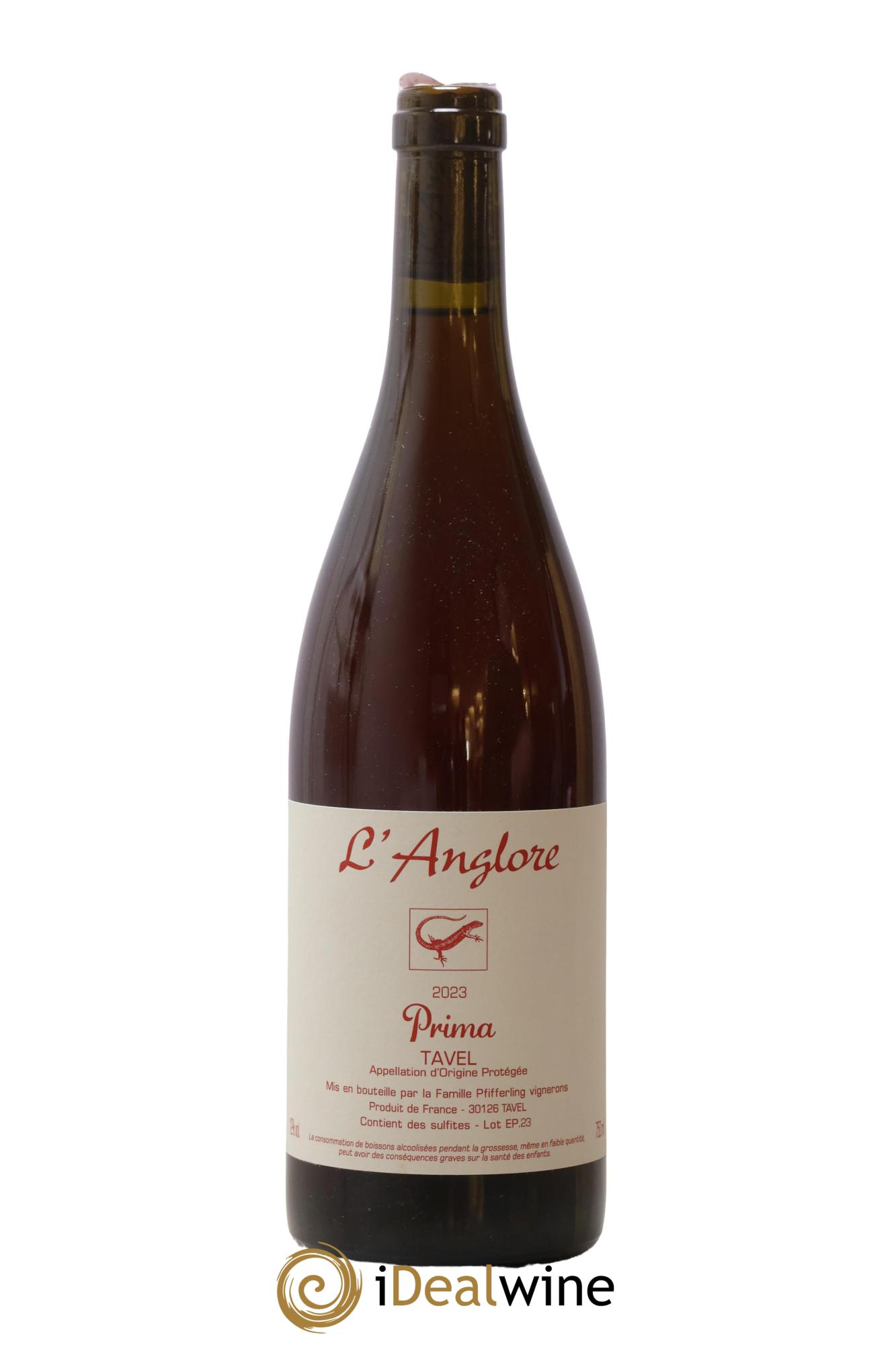 Tavel Prima L'Anglore 2023 - Posten von 1 Flasche - 0