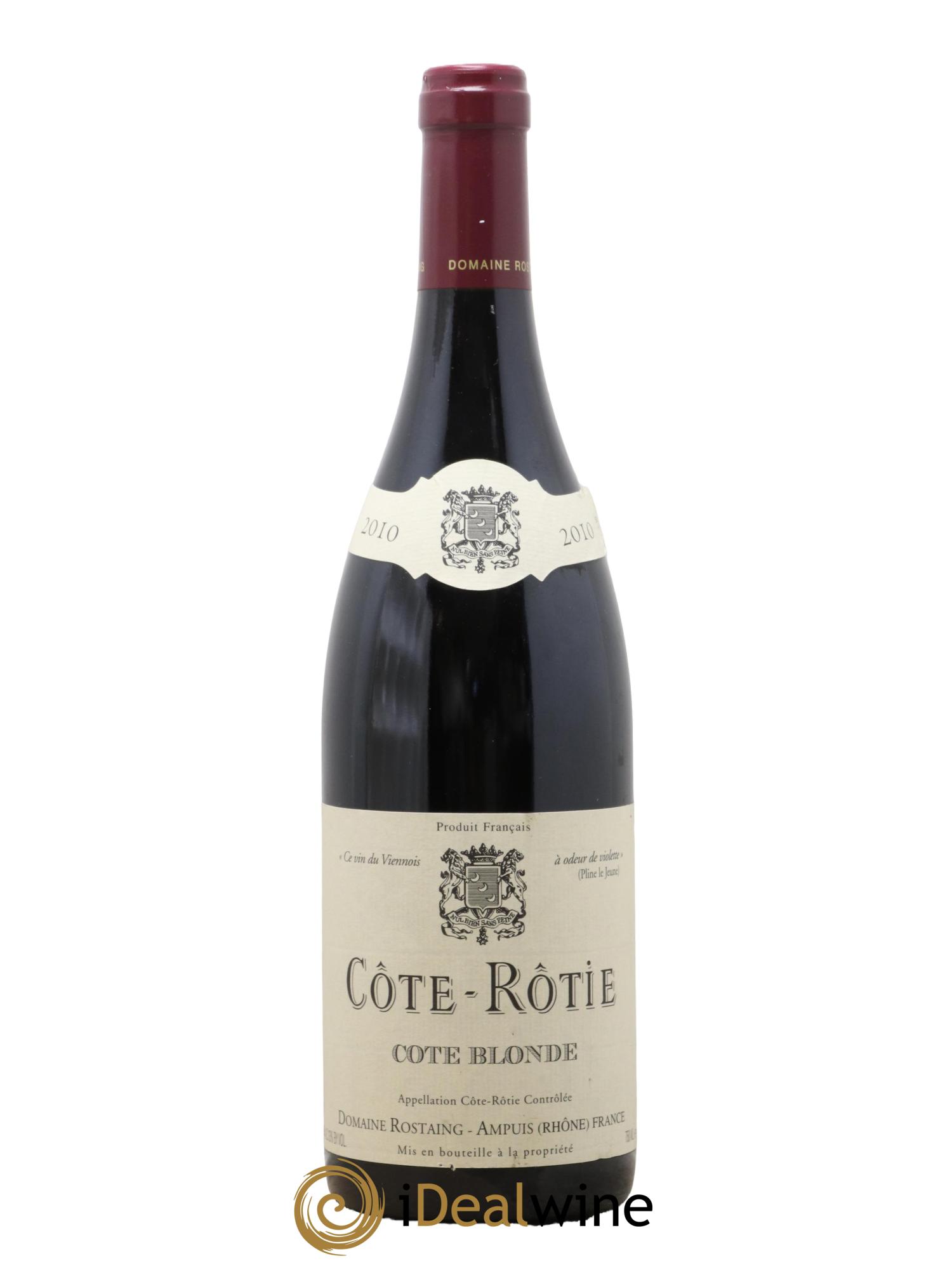 Côte-Rôtie Côte Blonde René Rostaing 2010 - Lotto di 1 bottiglia - 0
