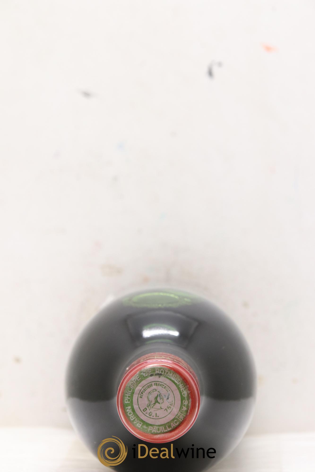 Château Mouton Rothschild 1er Grand Cru Classé 1988 - Lot de 1 bouteille - 1