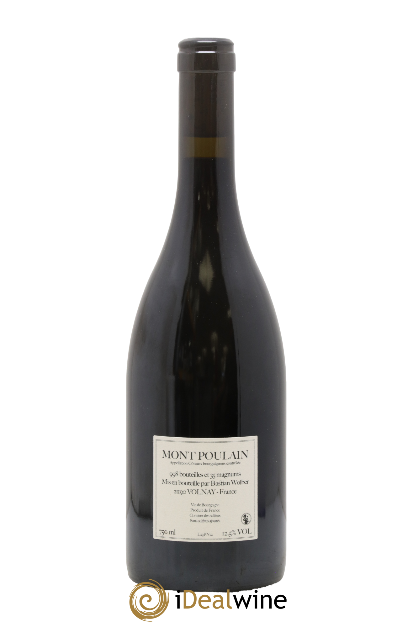 Coteaux bourguignons Mont Poulain Bastian Wolber 2023 - Posten von 1 Flasche - 1