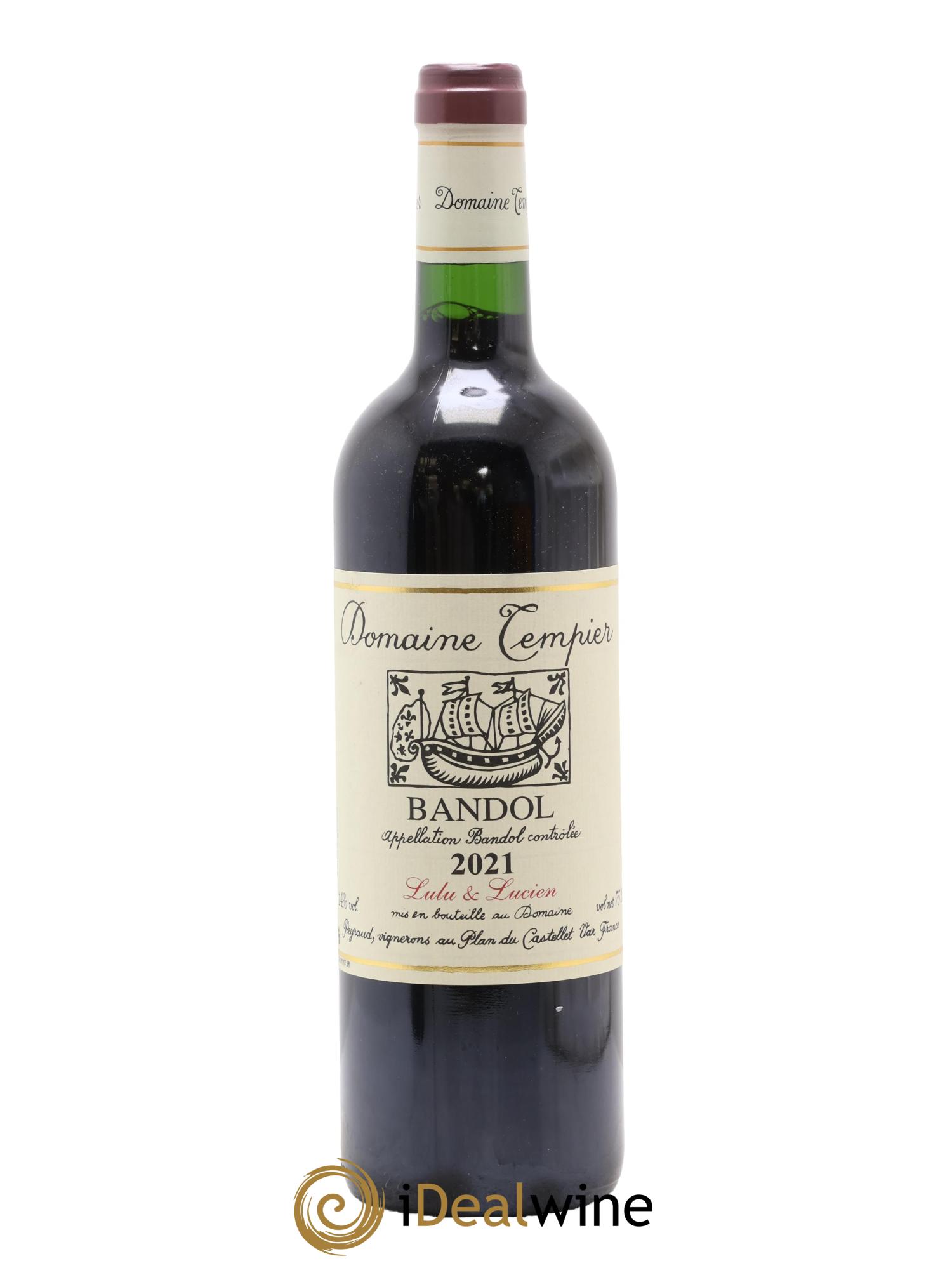 Bandol Domaine Tempier Lulu et Lucien Famille Peyraud 2021 - Lot of 1 bottle - 0