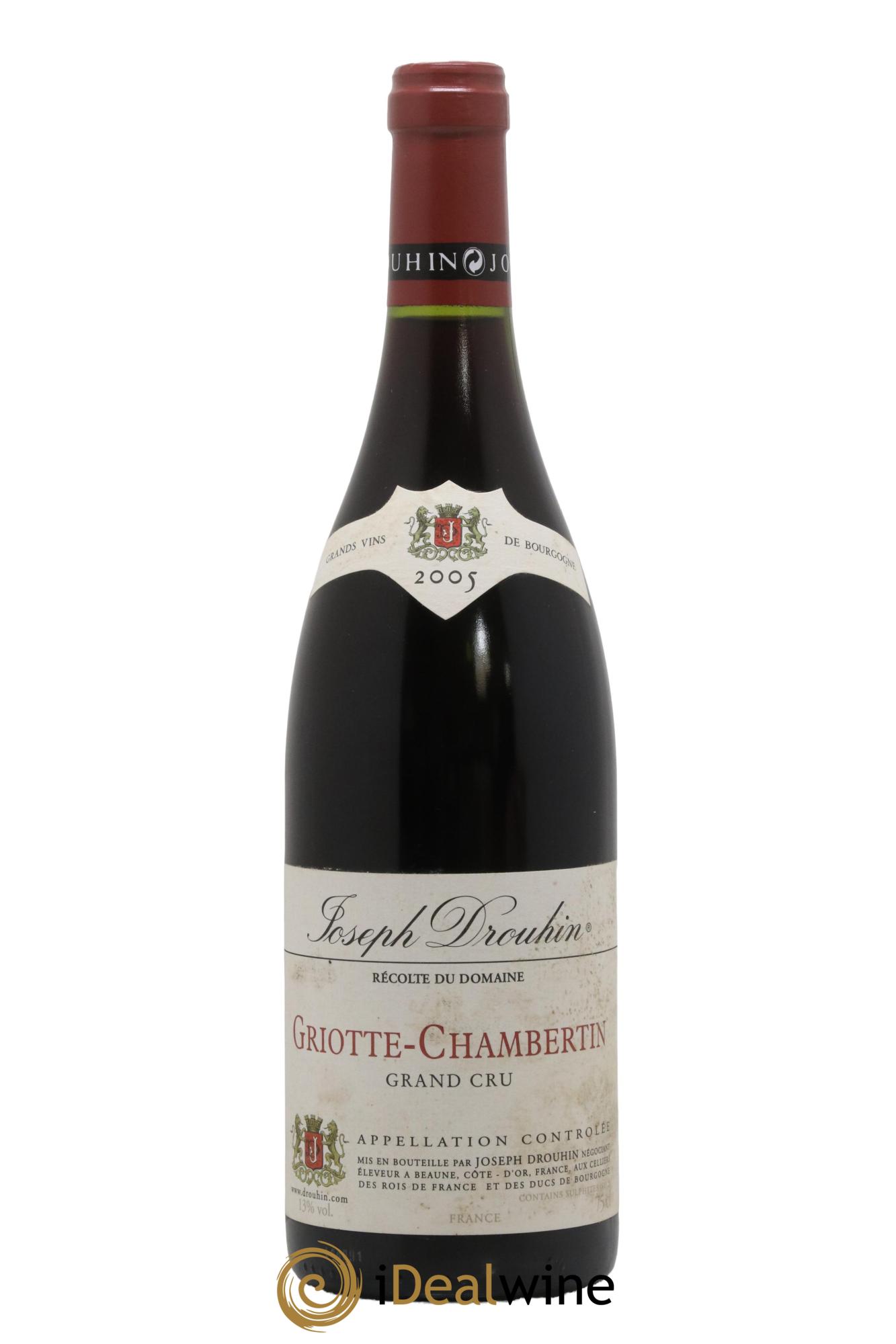 Griotte-Chambertin Grand Cru Joseph Drouhin 2005 - Lotto di 1 bottiglia - 0