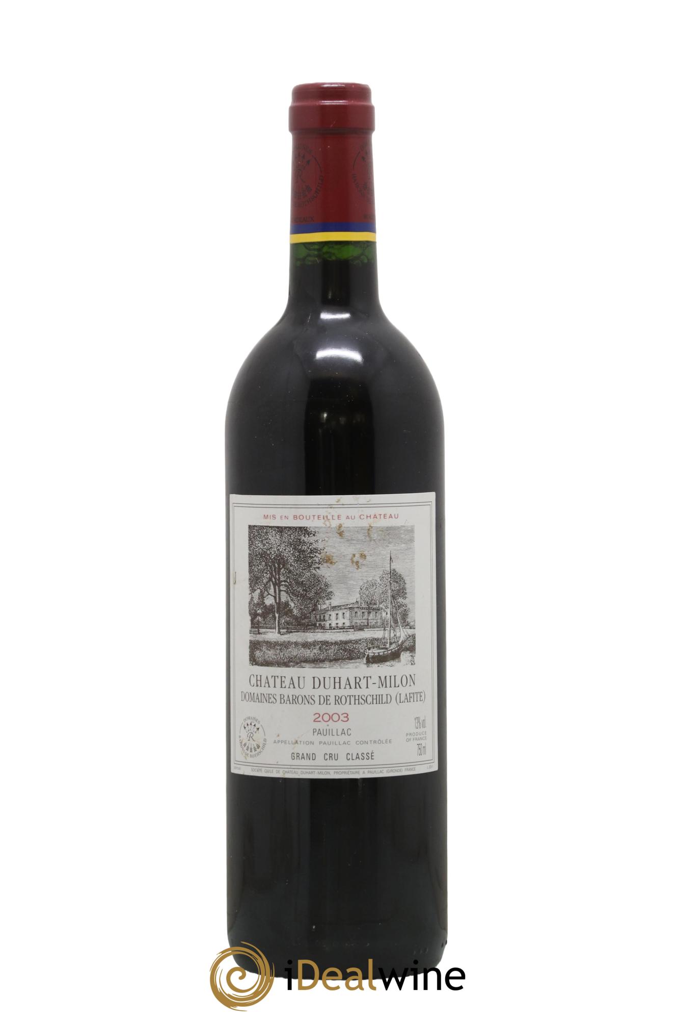 Château Duhart-Milon 4ème Grand Cru Classé 2003 - Lot of 1 bottle - 0