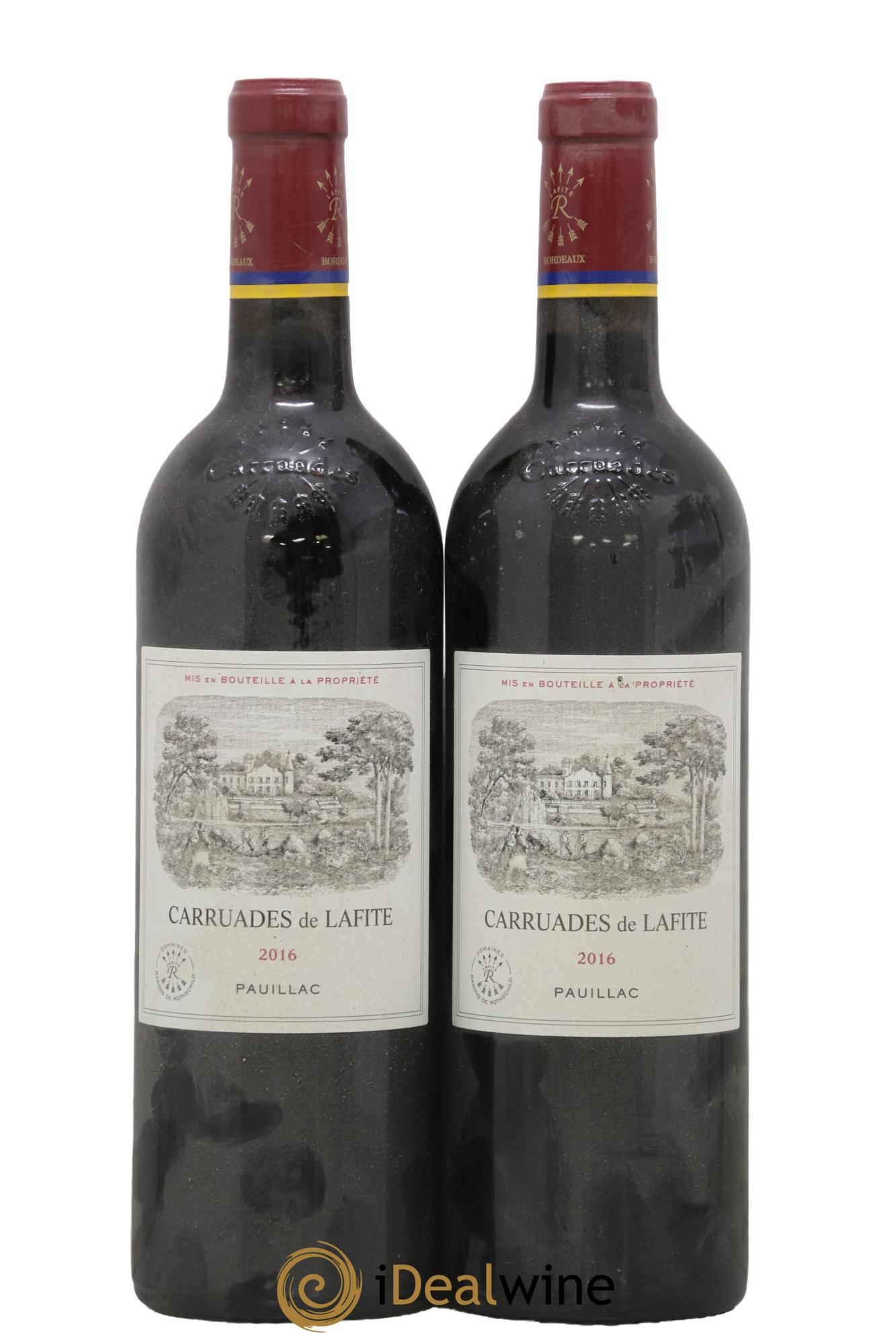 Carruades de Lafite Rothschild Second Vin 2016 - Lot de 2 bouteilles - 0