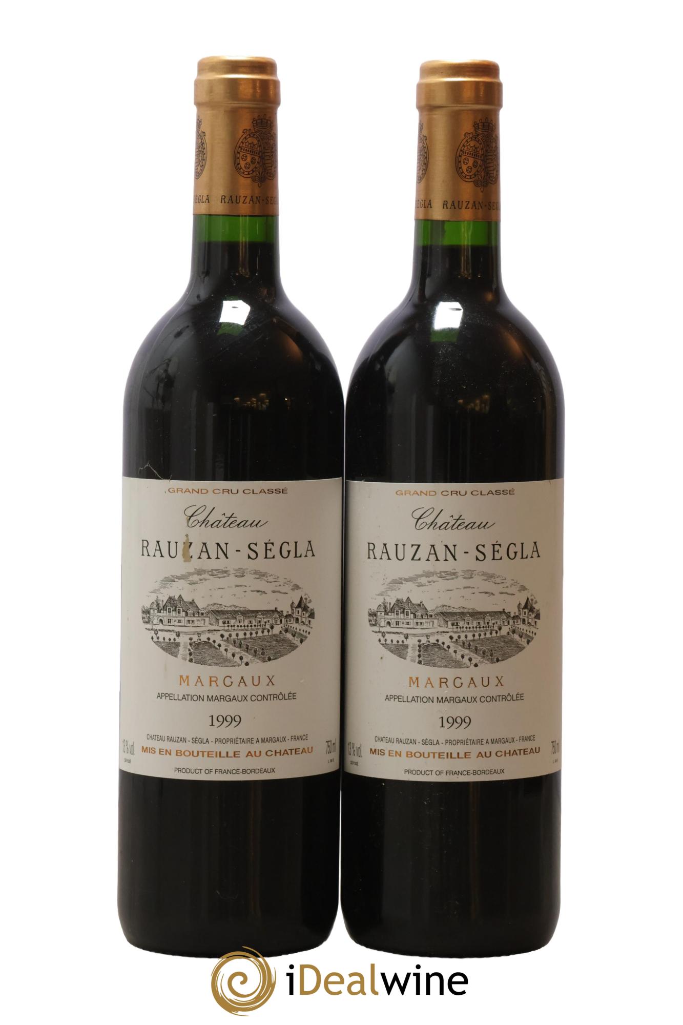 Château Rauzan Ségla Grand Cru Classé 1999 - Lot of 2 bottles - 0