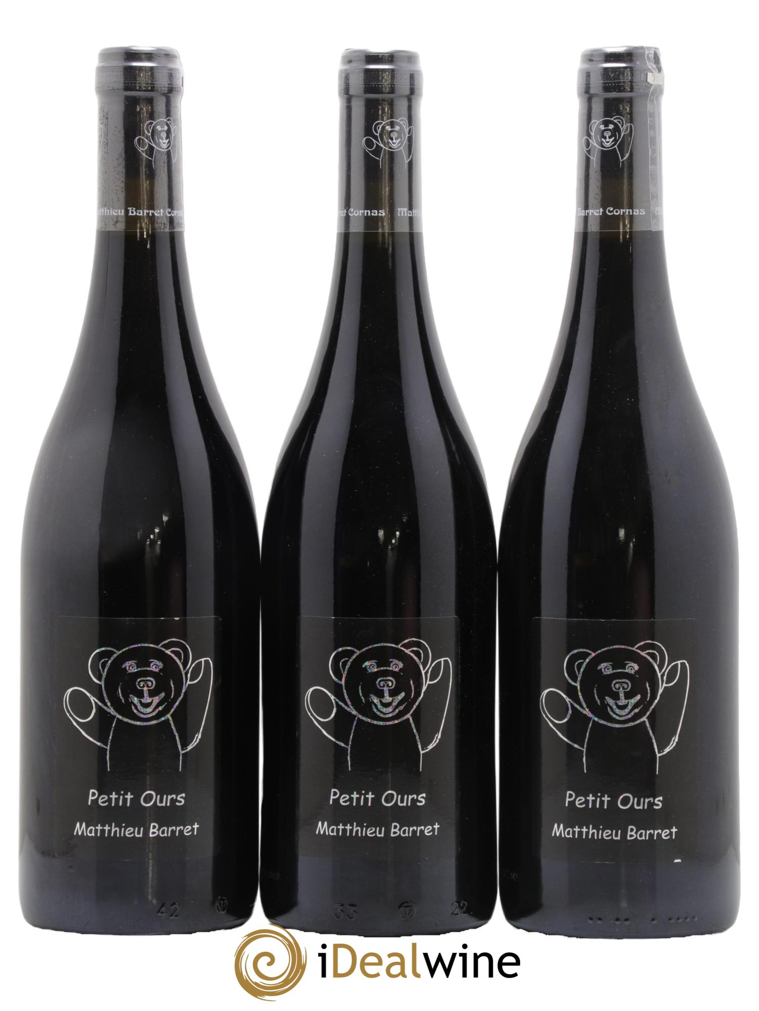 Côtes-du-Rhône Petit Ours Brun Coulet (Domaine du) - Matthieu Barret 2022 - Lotto di 3 bottiglie - 0