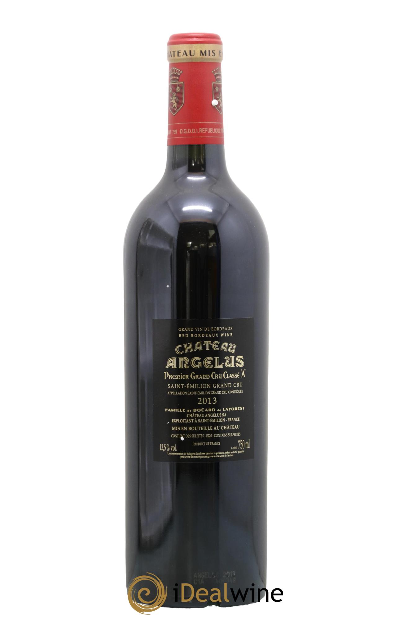 Château Angélus 1er Grand Cru Classé A 2013 - Lotto di 1 bottiglia - 1