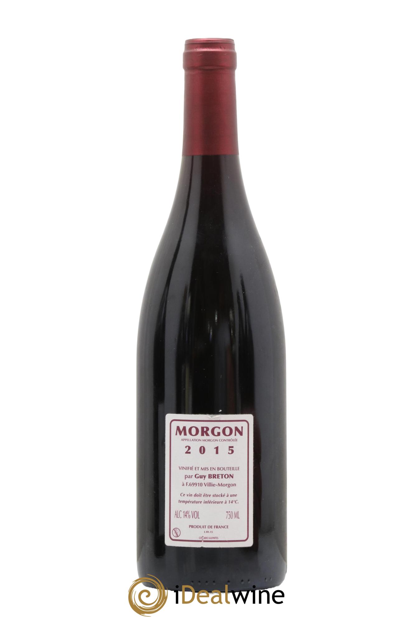 Morgon Ptit Max Guy Breton 2015 - Lot de 1 bouteille - 1