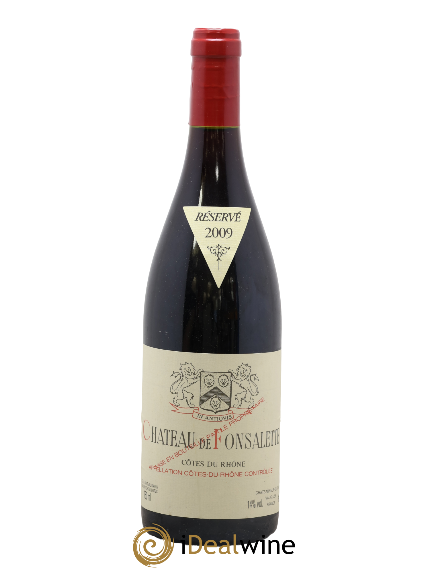 Côtes-du-Rhône Château de Fonsalette Emmanuel Reynaud 2009 - Lot de 1 bouteille - 0