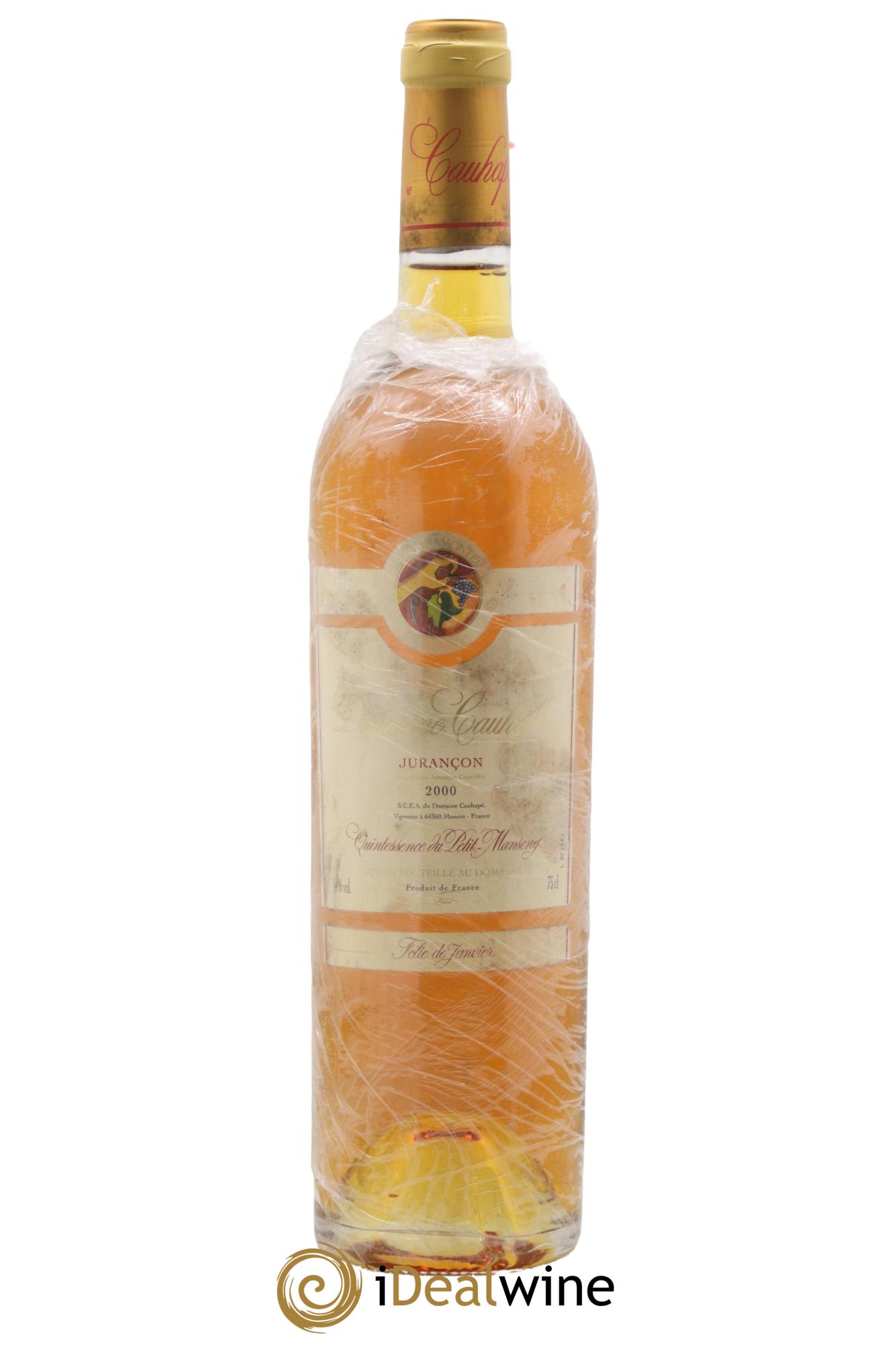 Jurançon Quintessence du Petit Manseng Cauhapé 2000 - Lot of 1 bottle - 0