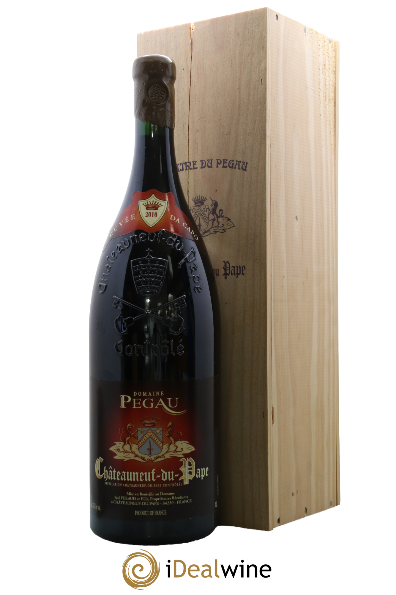 Châteauneuf-du-Pape Domaine du Pégau Cuvée Da Capo Paul et Laurence Féraud 2010 - Lot de 1 double magnum - 0