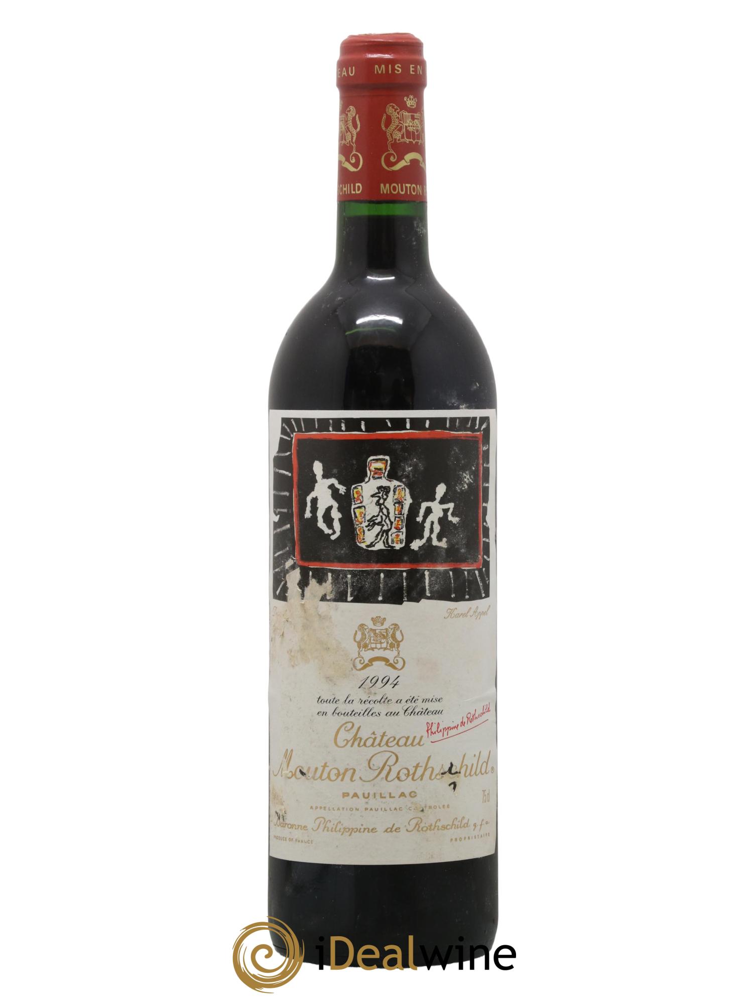 Château Mouton Rothschild 1er Grand Cru Classé 1994 - Lot de 1 bouteille - 0