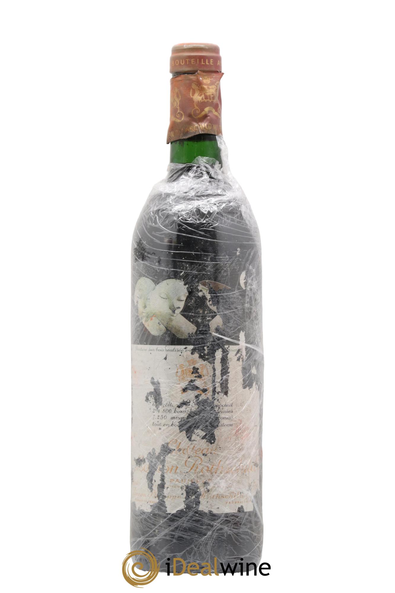 Château Mouton Rothschild 1er Grand Cru Classé 1986 - Lot de 1 bouteille - 0