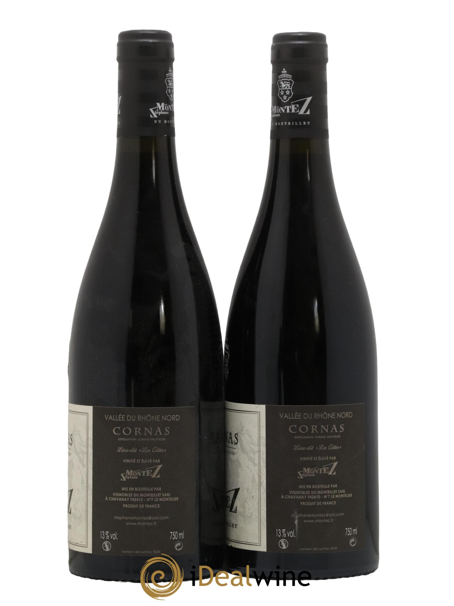 Cornas Les Cotes Domaine Montez 2016 - Lot de 2 bouteilles - 1