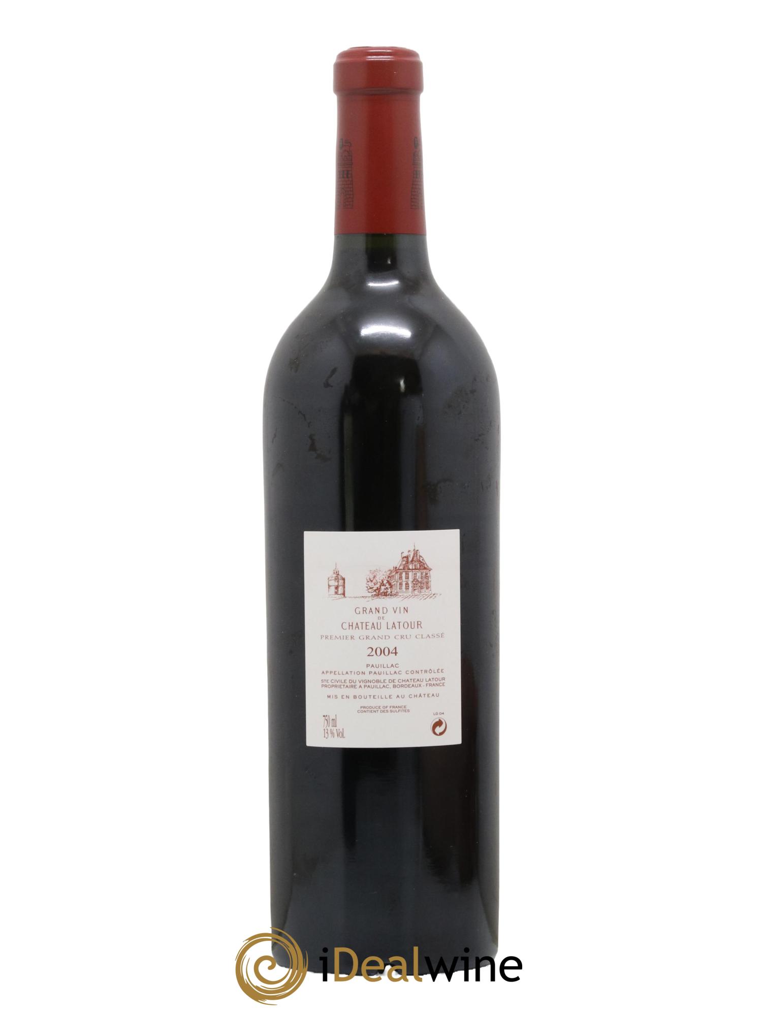 Château Latour 1er Grand Cru Classé 2004 - Lot de 1 bouteille - 1