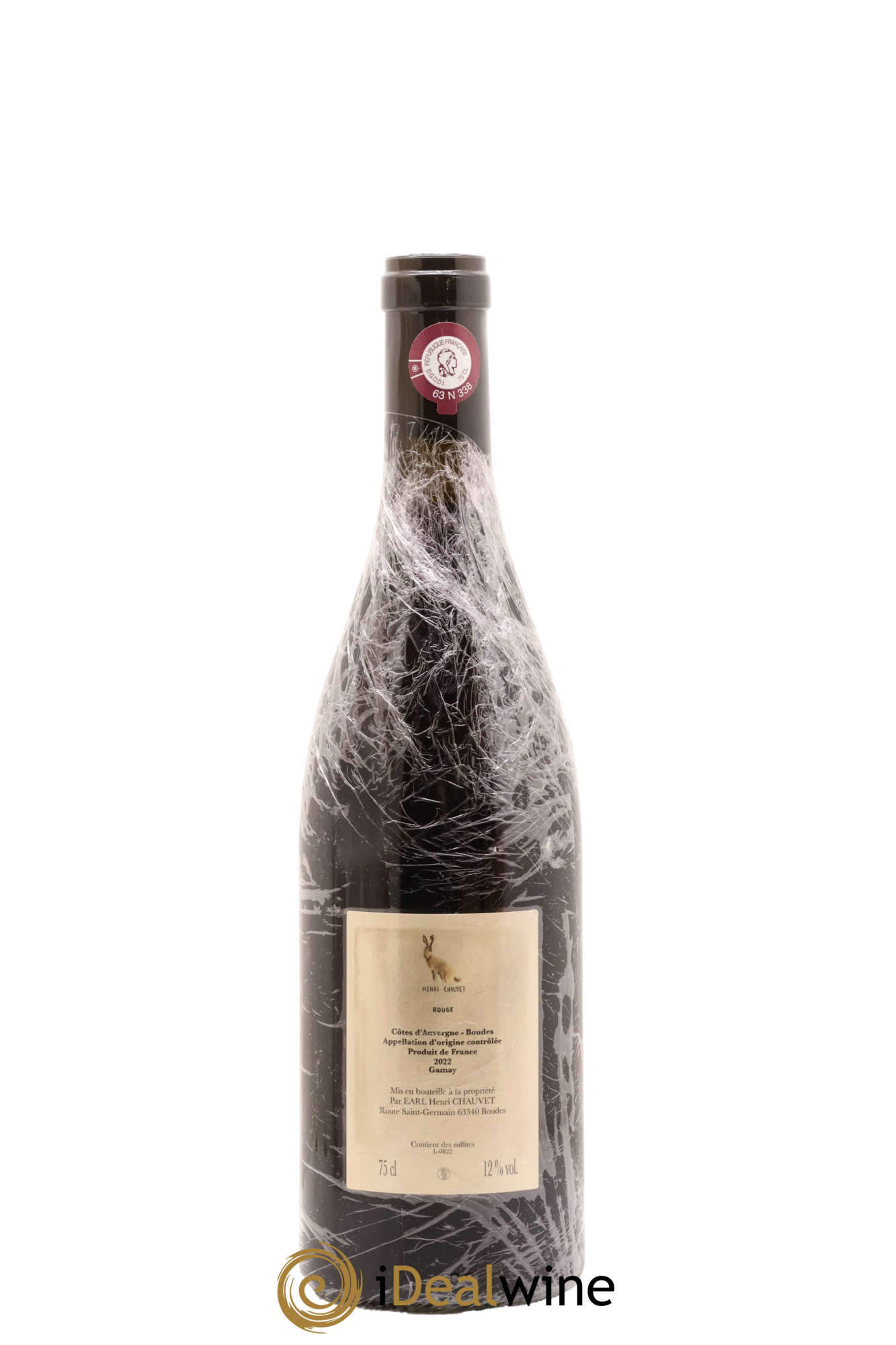 Côtes d'Auvergne Boudes Rouge Henri Chauvet 2022 - Lot of 1 bottle - 1