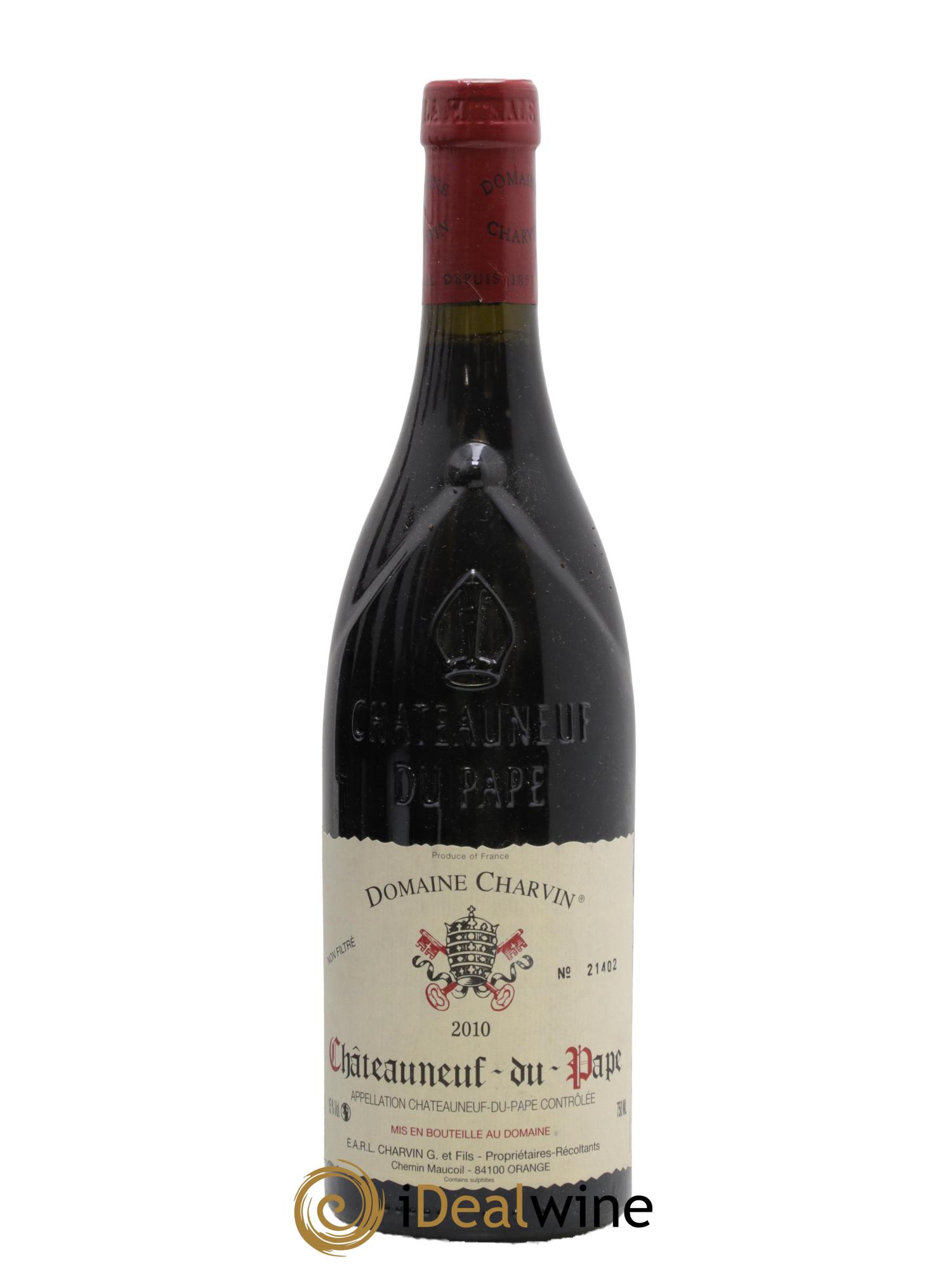 Châteauneuf-du-Pape Charvin (Domaine) 2010 - Lot de 1 bouteille - 0